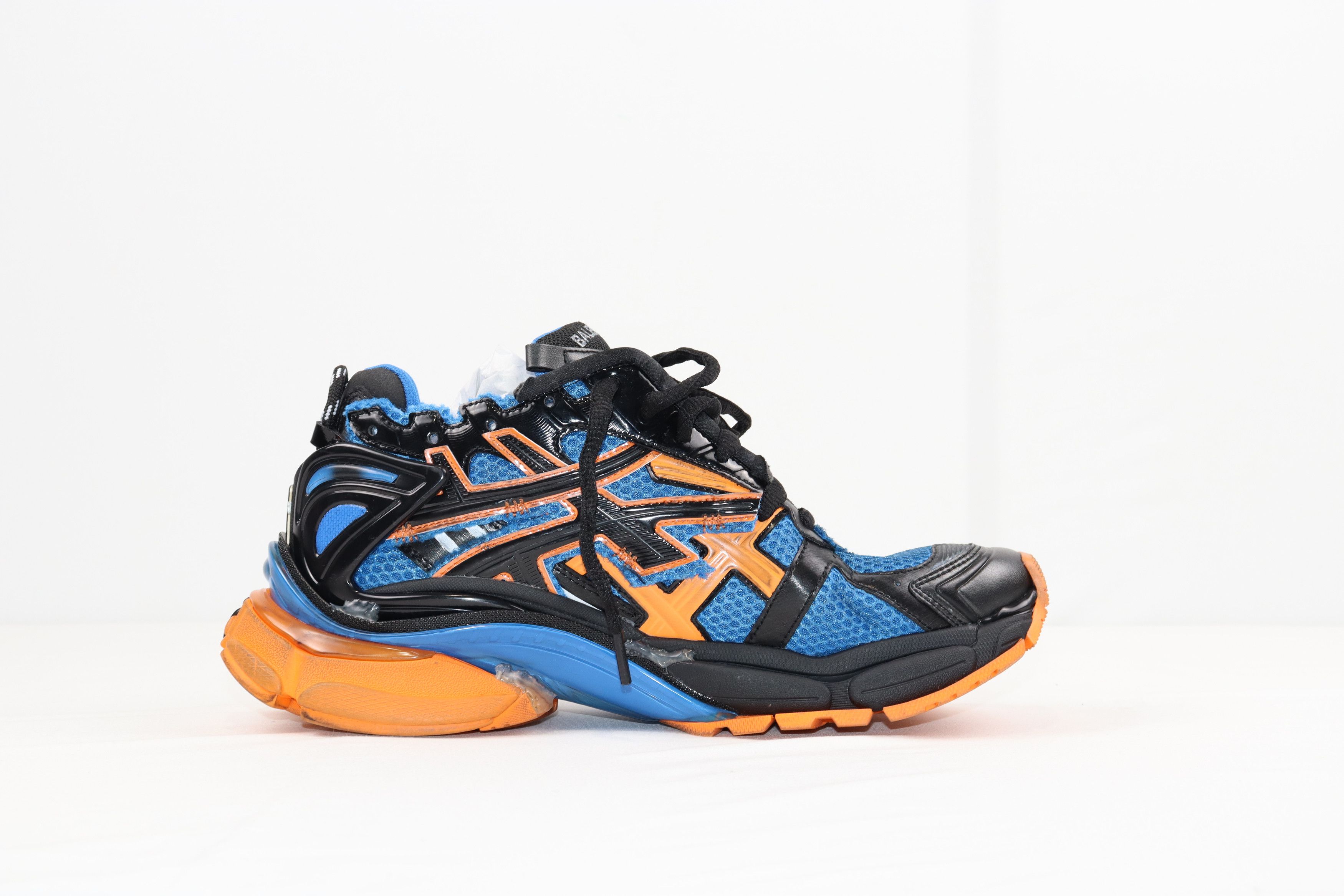 Balenciaga o1rshd1 Q:3 / Caged Mesh Runners Knicks Color Way Multicolor Size US 9 / EU 42 - 11 Thumbnail