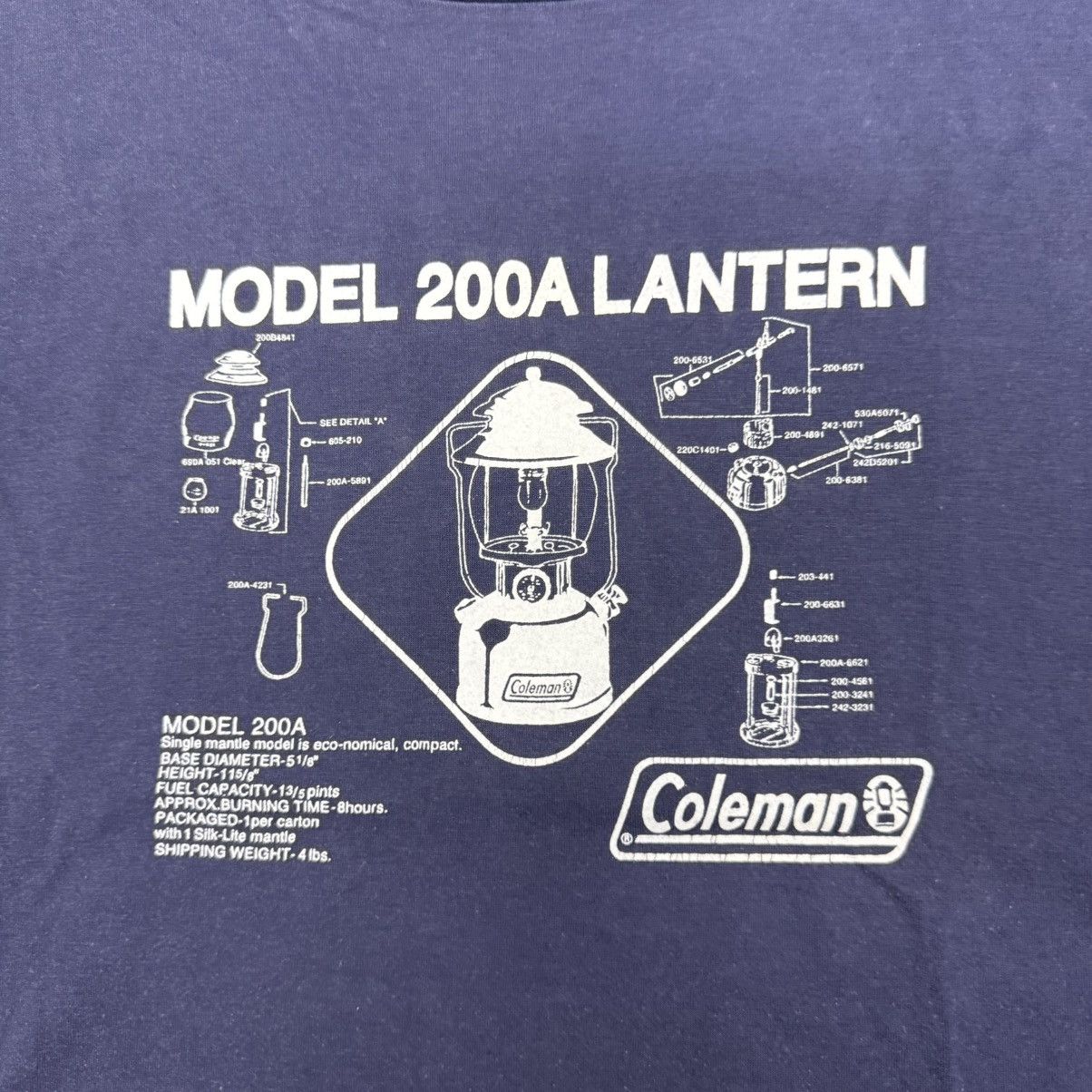 Coleman Vintage Coleman Model 200A Lantern Tee Size US L / EU 52-54 / 3 - 5 Thumbnail