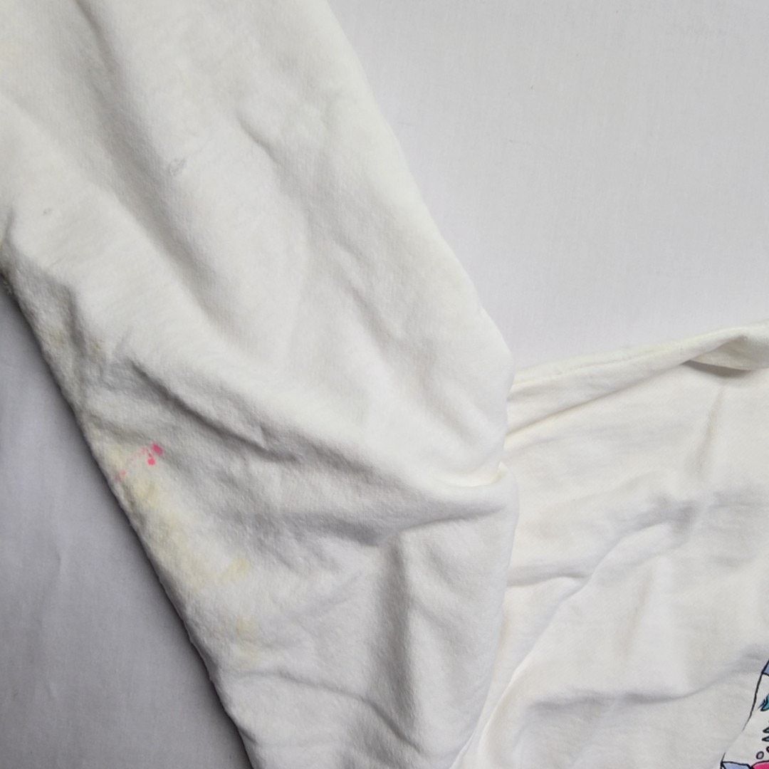 Vintage Vintage Geometric Graphic Sweatshirt White L Crewneck 90s Size M / US 6-8 / IT 42-44 - 6 Thumbnail