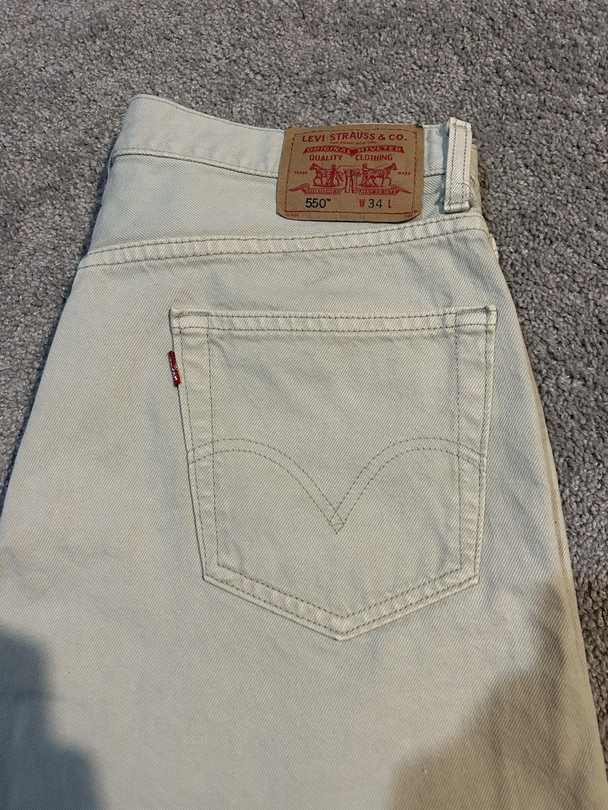 Levi's × Levi's Vintage Clothing × Vintage Vintage Levi's 550 Jean Short Size US 34 / EU 50 - 2 Thumbnail