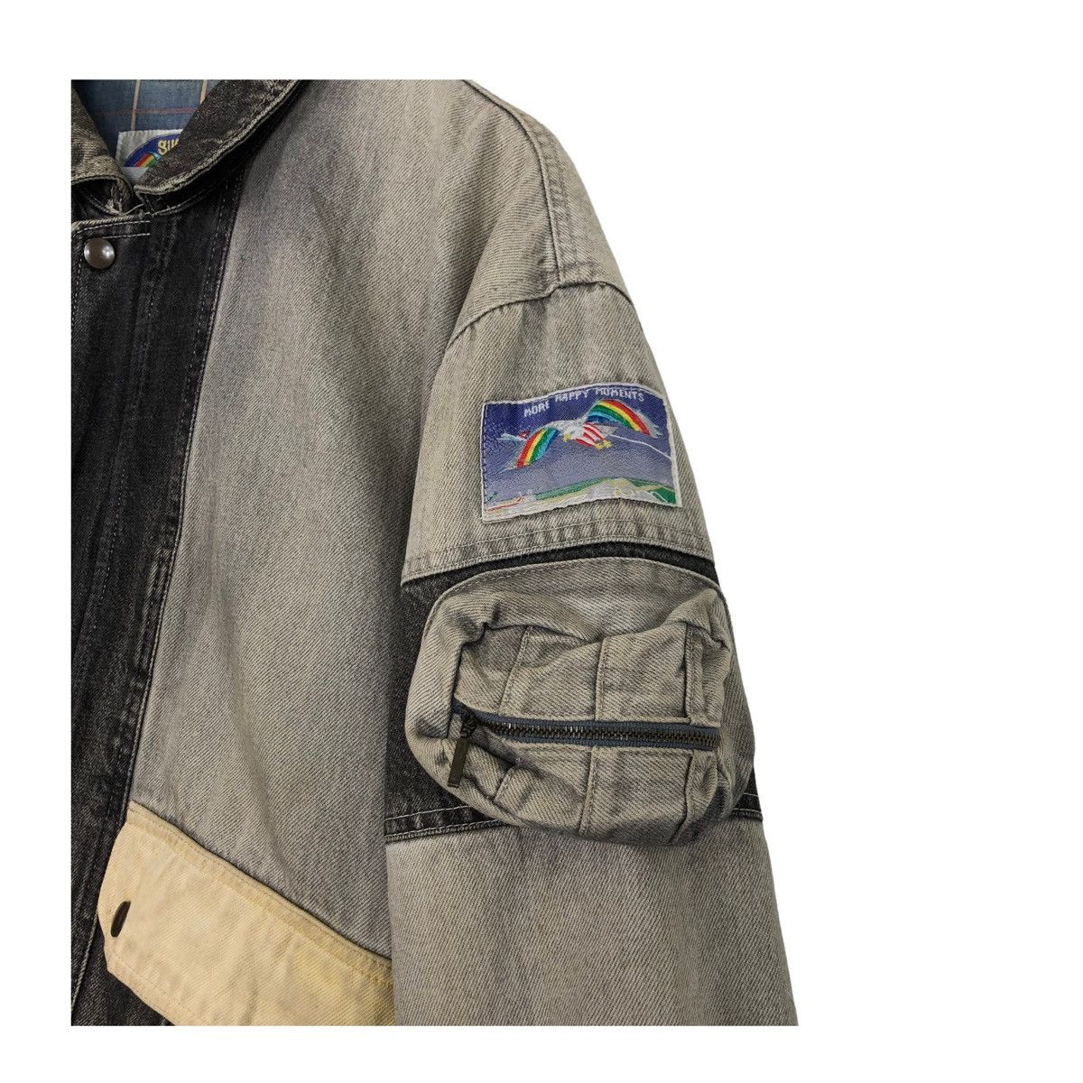 Issey Miyake × Japanese Brand STEAL💥90s GUM GUMEX DENIM RIOT BOMBER JACKET Size US M / EU 48-50 / 2 - 7 Thumbnail