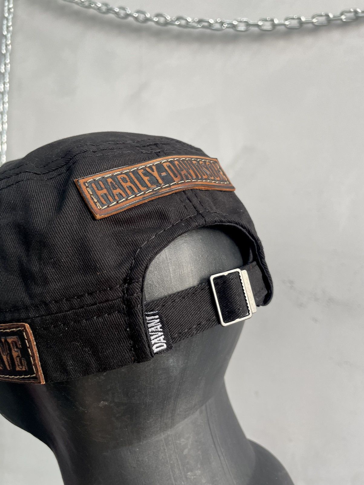 Harley Davidson Harley Davidson black trucker cap vintage biker street style Size ONE SIZE - 9 Thumbnail