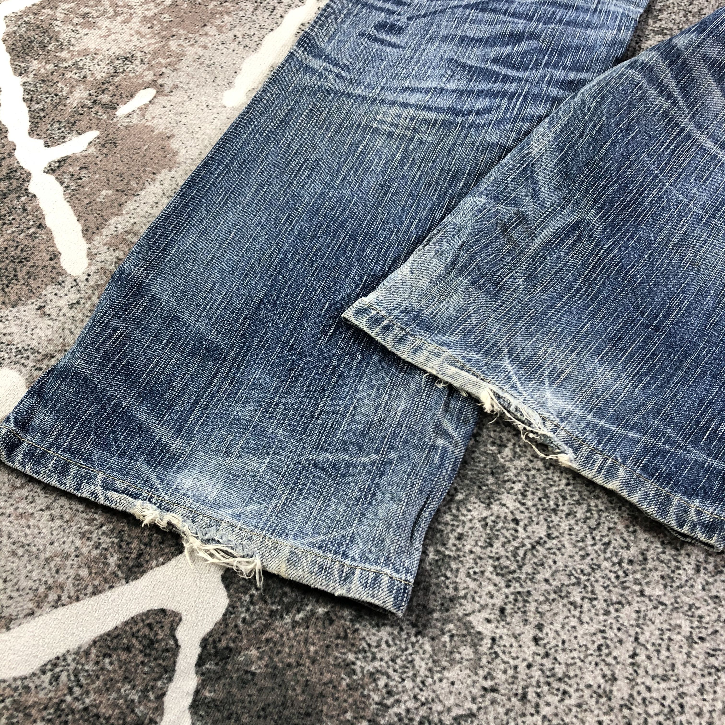 Edwin Edwin Blue Trip Jeans Distressed Denim KJ1492 Size US 32 / EU 48 - 6 Thumbnail