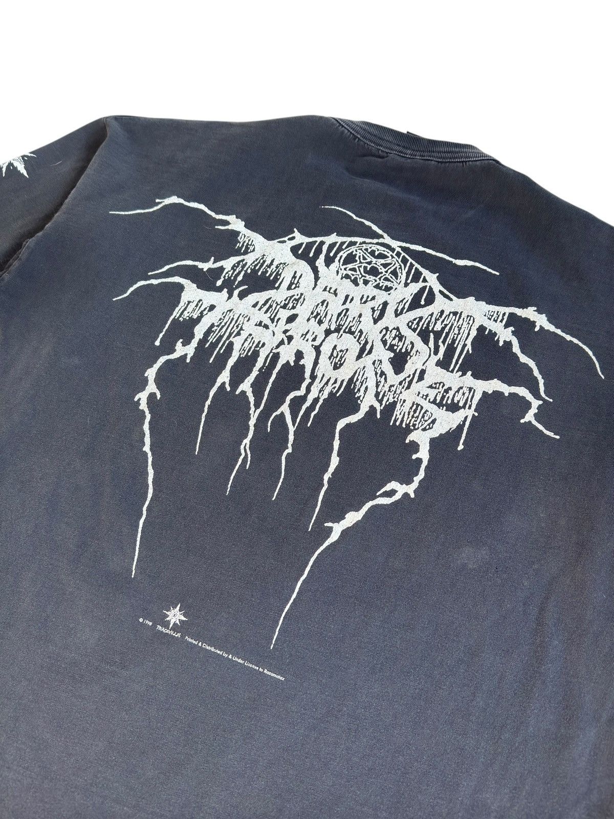 Band Tees RARE Vintage 1998 DARKTHRONE Blaze In The Northern Sky Shirt Size US XL / EU 56 / 4 - 8 Thumbnail
