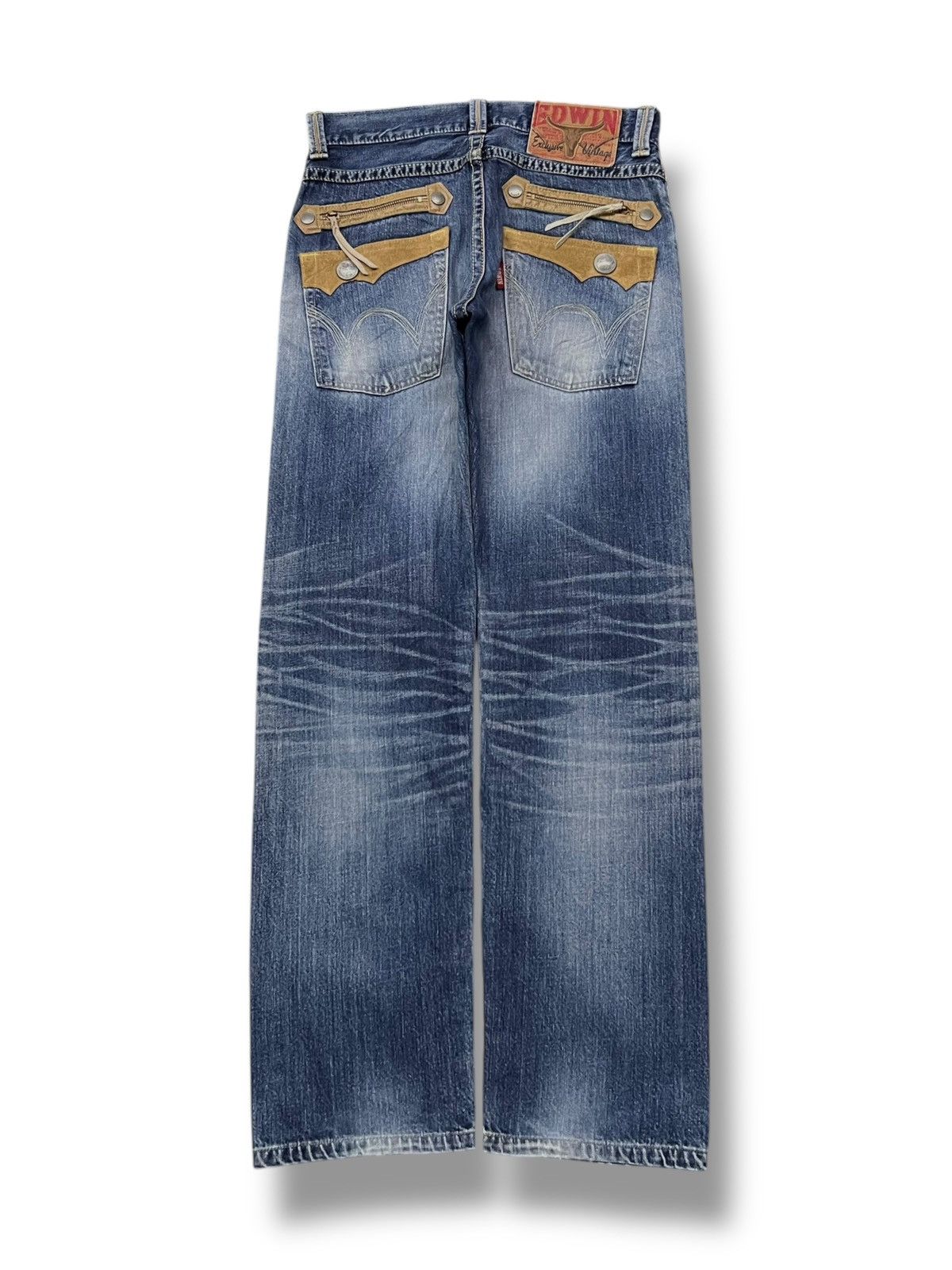 Edwin Vintage Edwin 483 XVS Exclusive Japan - Distressed Denim Size US 32 / EU 48 - 3 Thumbnail