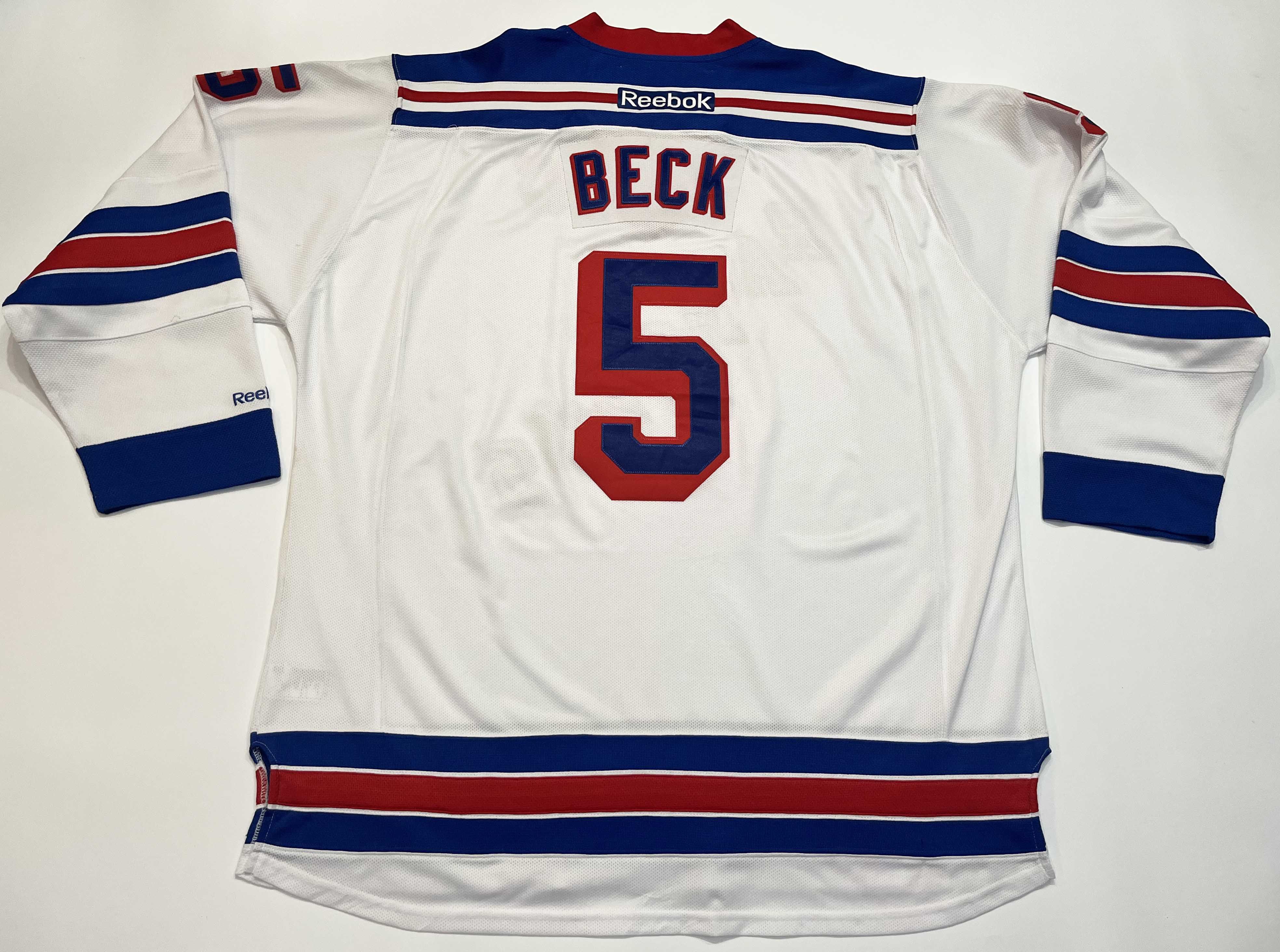 Reebok Reebok Premier New York Rangers BECK #5 NHL Hockey Jersey Size US XXL / EU 58 / 5 - 4 Thumbnail