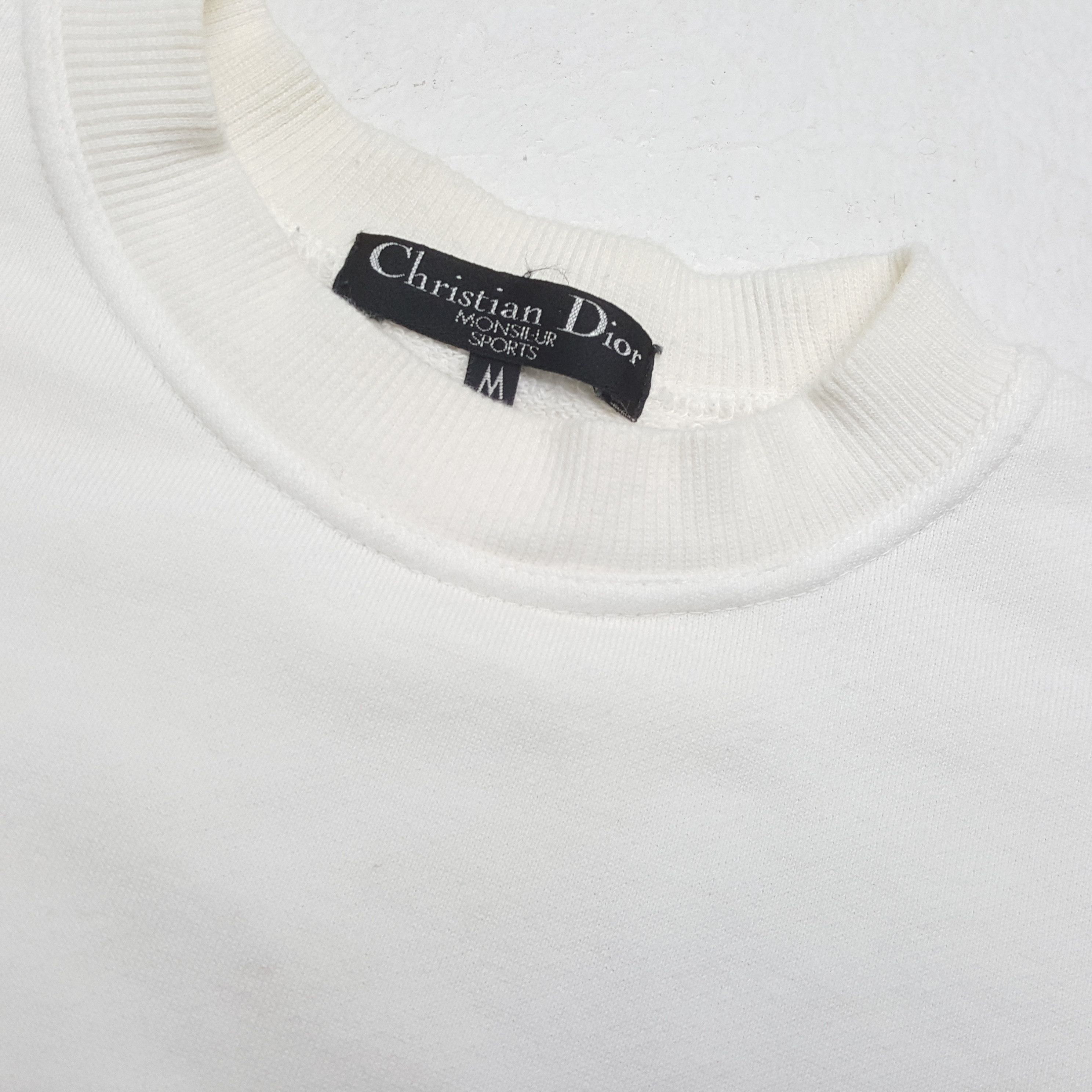 Christian Dior Monsieur × Designer × Vintage CHRISTIAN DIOR Monsieur Sports Center Spellout Sweatshirt Size US M / EU 48-50 / 2 - 10 Thumbnail