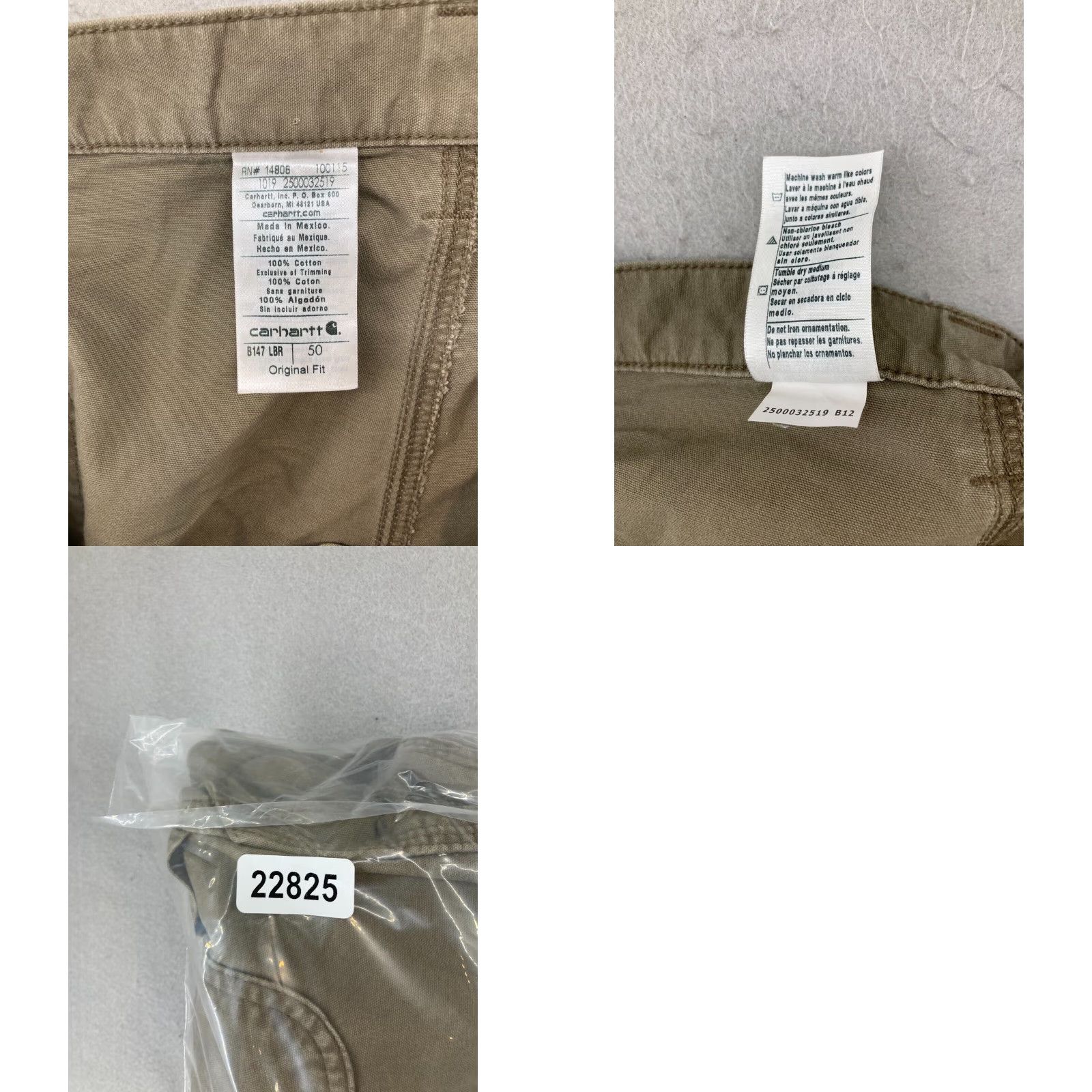 Carhartt Carhartt Mens Original Fit Work Shorts Brown Size US 34 / EU 50 - 8 Thumbnail