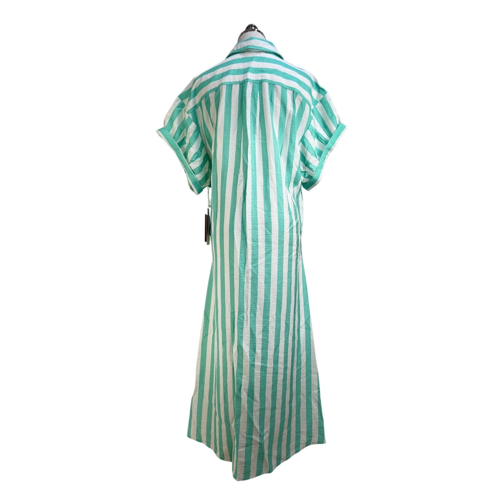 Other Never A Wallflower Aster Short Sleeve Shirt Dress Stripes Size M / US 6-8 / IT 42-44 - 9 Thumbnail