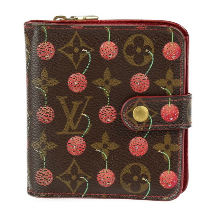 Louis Vuitton Authentic Monogram MINI Cherry Coin Purse Wallet Auth LV