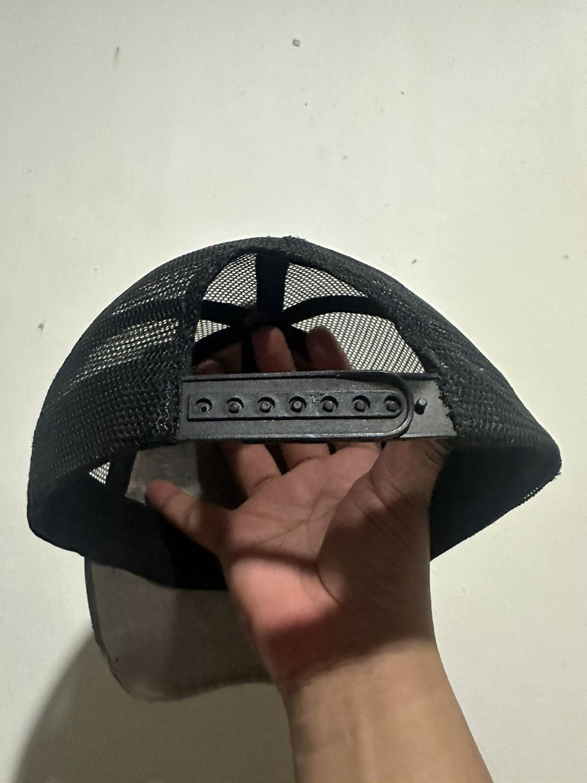 Japanese Brand VTG Distress “ROCK” Trucker Hat Size ONE SIZE - 4 Thumbnail