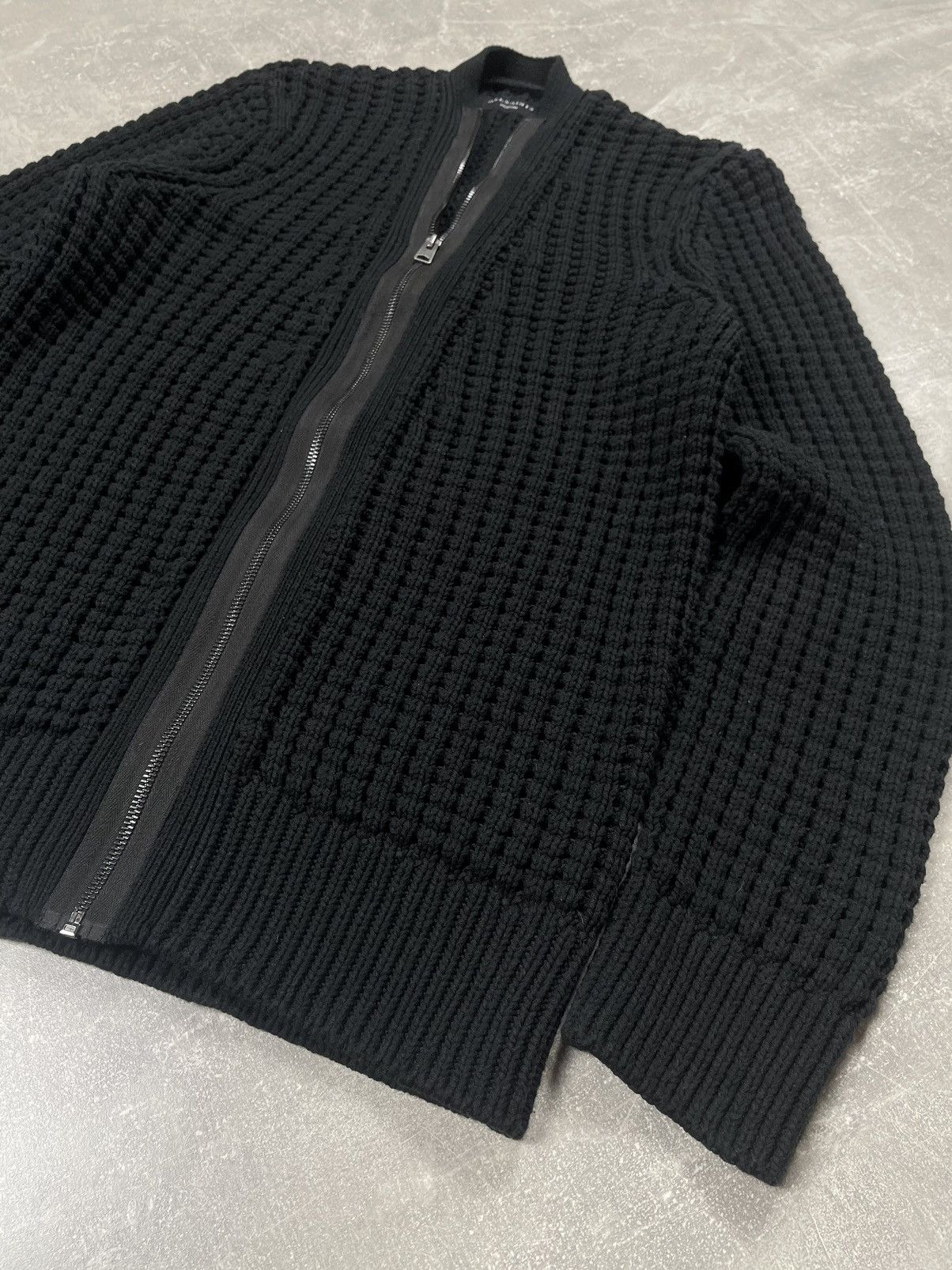 Allsaints 🖤 AllSaints Opium Avant Garde Wool Knitted Cardigan Sweater Size US M / EU 48-50 / 2 - 5 Thumbnail