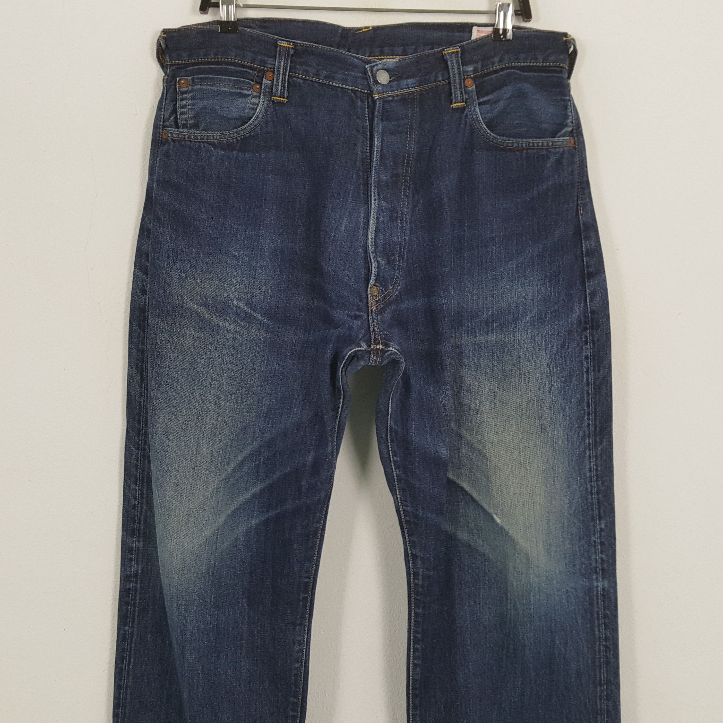 Japanese Brand × Vintage EVISU Japanese Brand Fashion Style Custom Daicock Jeans Size US 35 - 5 Thumbnail