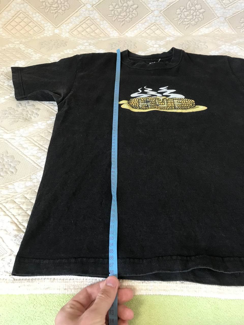 Huf 🔥 RARE Huf Corn Logo Faded Washed Y2K T Shirt Summer Japan Size US M / EU 48-50 / 2 - 9 Thumbnail