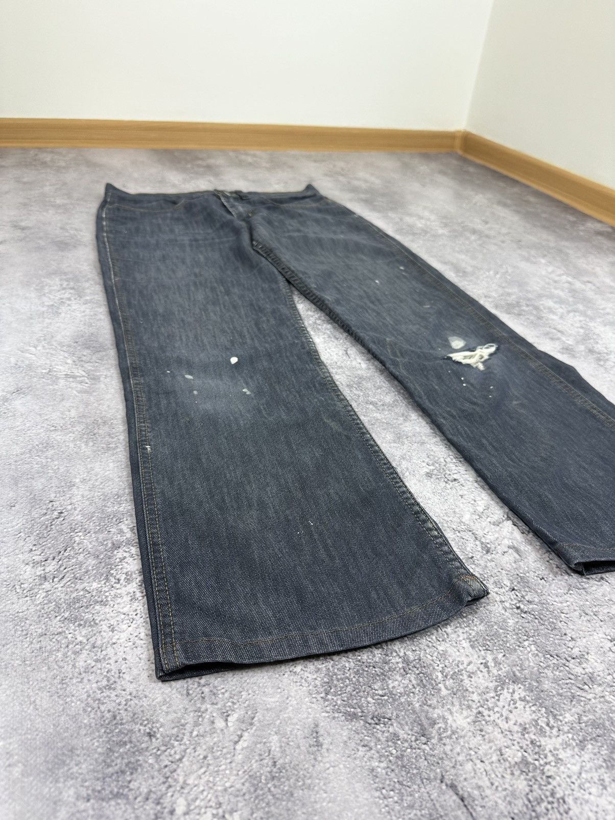 Carhartt Vintage Carhartt Distressed Denim USA Hype Flared Jeans Size 30" / US 8 / IT 44 - 10 Thumbnail