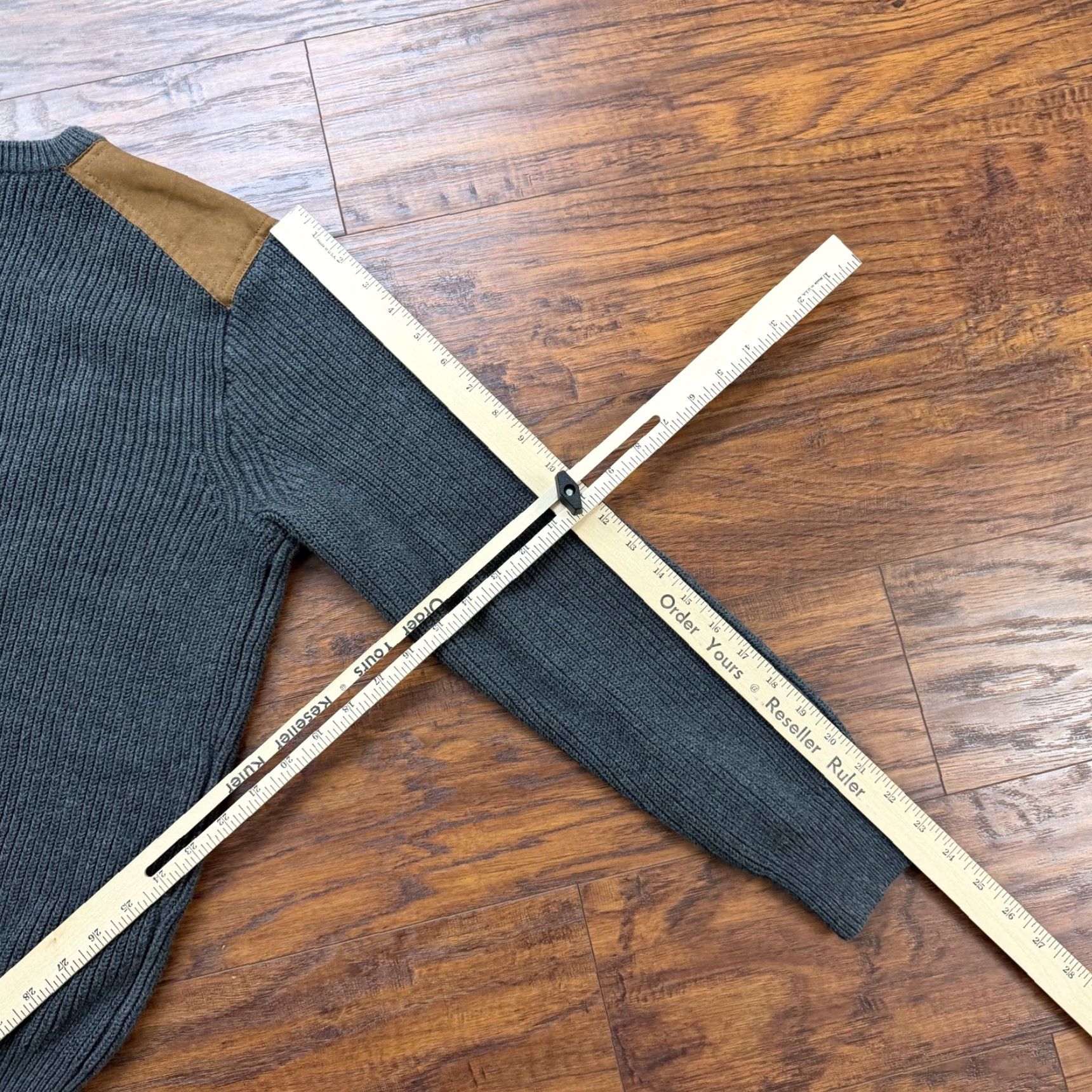 J.Crew J.CREW Sweater Men L Gray Knit Cotton Pullover Crew Neck Long Sleeve 100% Cotton Patch Logo Preppy Casual Shirt Size US L / EU 52-54 / 3 - 7 Thumbnail