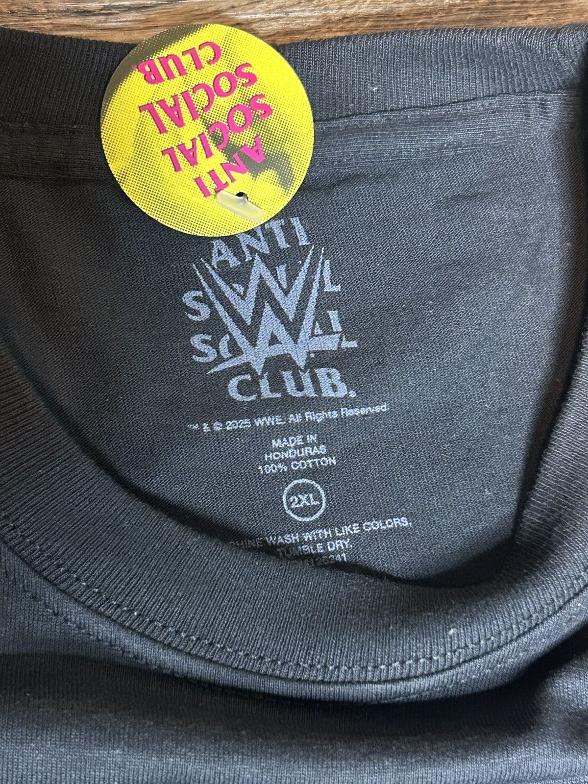 Anti Social Social Club Anti Social Social Club x WWE LockOut Tee Size 2XL 🔥 NWT! Size US XXL / EU 58 / 5 - 4 Thumbnail