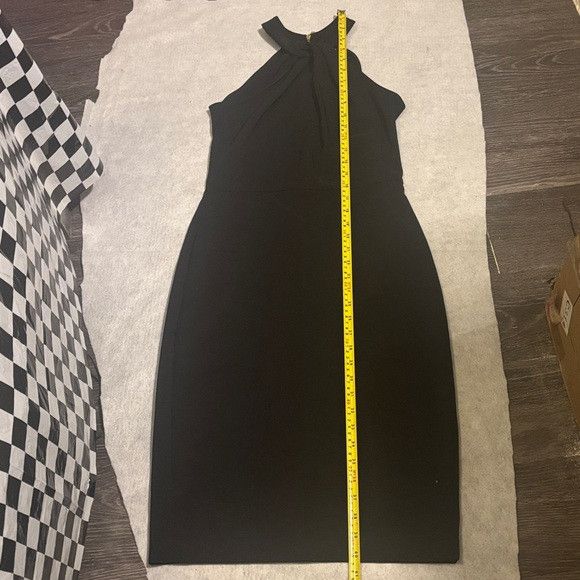 Other Taylor Black Halter Sheath Dress 2 Size XS / US 0-2 / IT 36-38 - 10 Thumbnail
