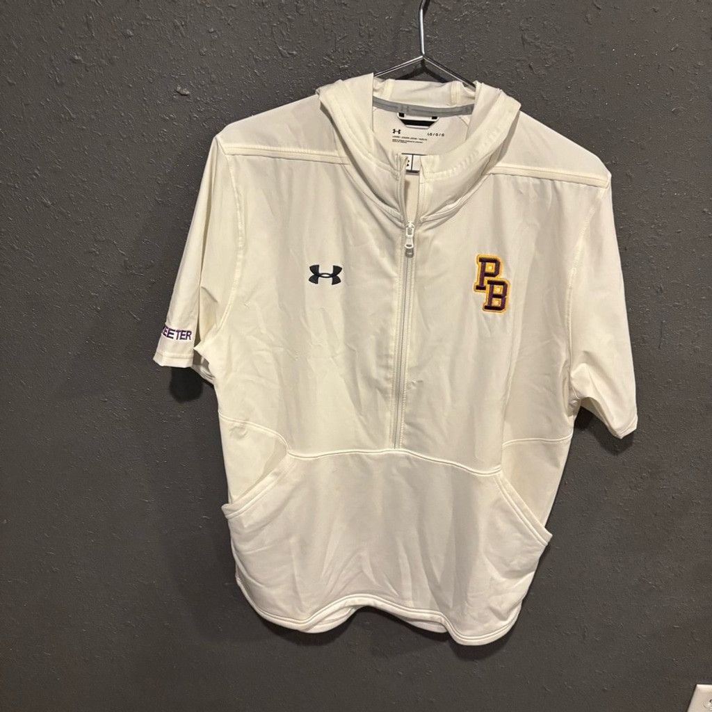 Under Armour Under Armour White Hooded Pullover Size US L / EU 52-54 / 3 - 1 Thumbnail