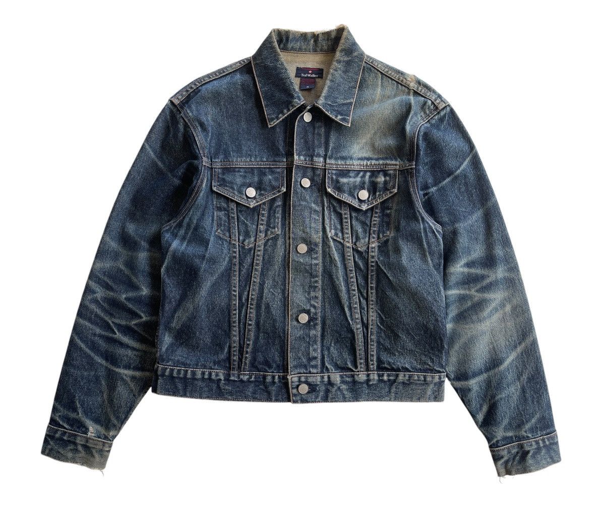 Japanese Brand Vintage Ted Walker Denim Trucker Jacket Size US M / EU 48-50 / 2 - 2 Thumbnail