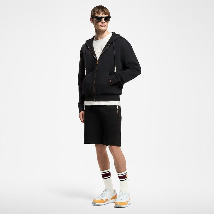 Louis Vuitton Embroidered Zipped Jersey Hoodie Size US XS / EU 42 / 0 - 5 Thumbnail