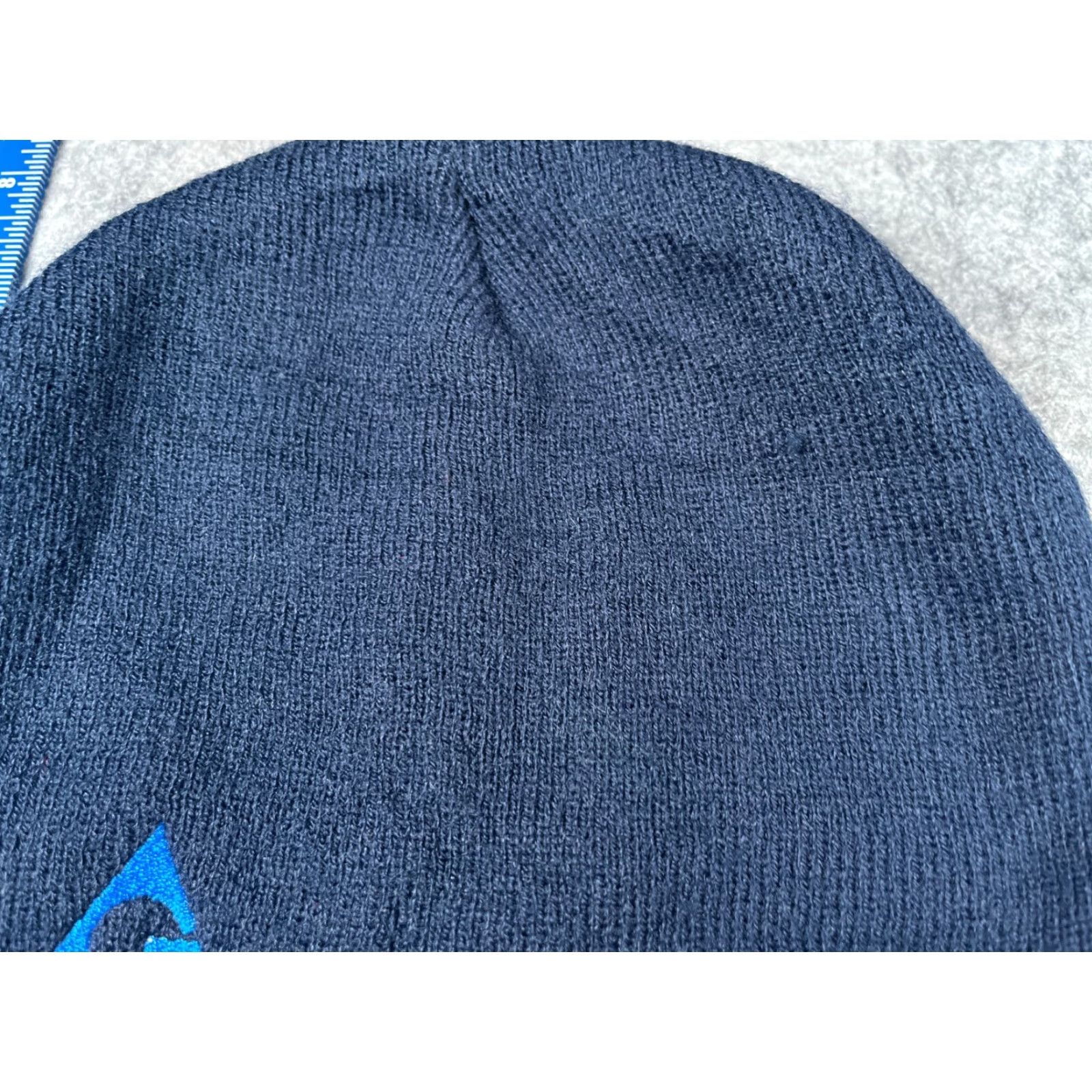 Vintage Gerry Beanie Toque Adult One Size Blue Knit 100% Acrylic Ski Camp Outdoor Hat/Cap Unisex Adults Beanie Size ONE SIZE - 3 Thumbnail