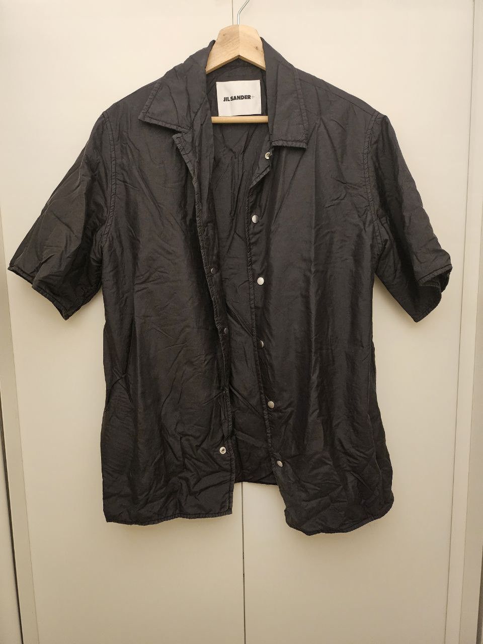 Jil Sander Garment Dyed Habotai Silk Insulation Shirt Size US S / EU 44-46 / 1 - 1 Thumbnail
