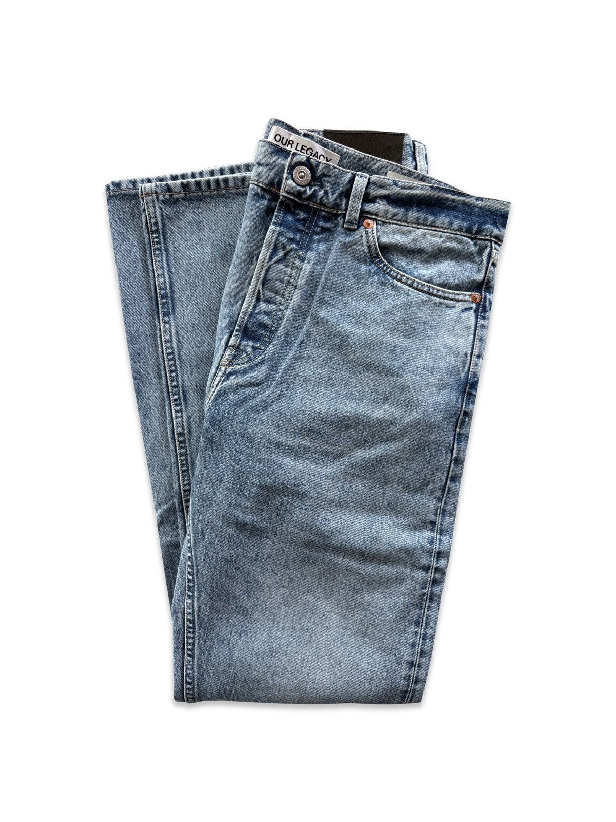 Our Legacy Our Legacy First Cut Left Hand Twill Chopper Wash Denim $480 Size US 32 / EU 48 - 1 Thumbnail