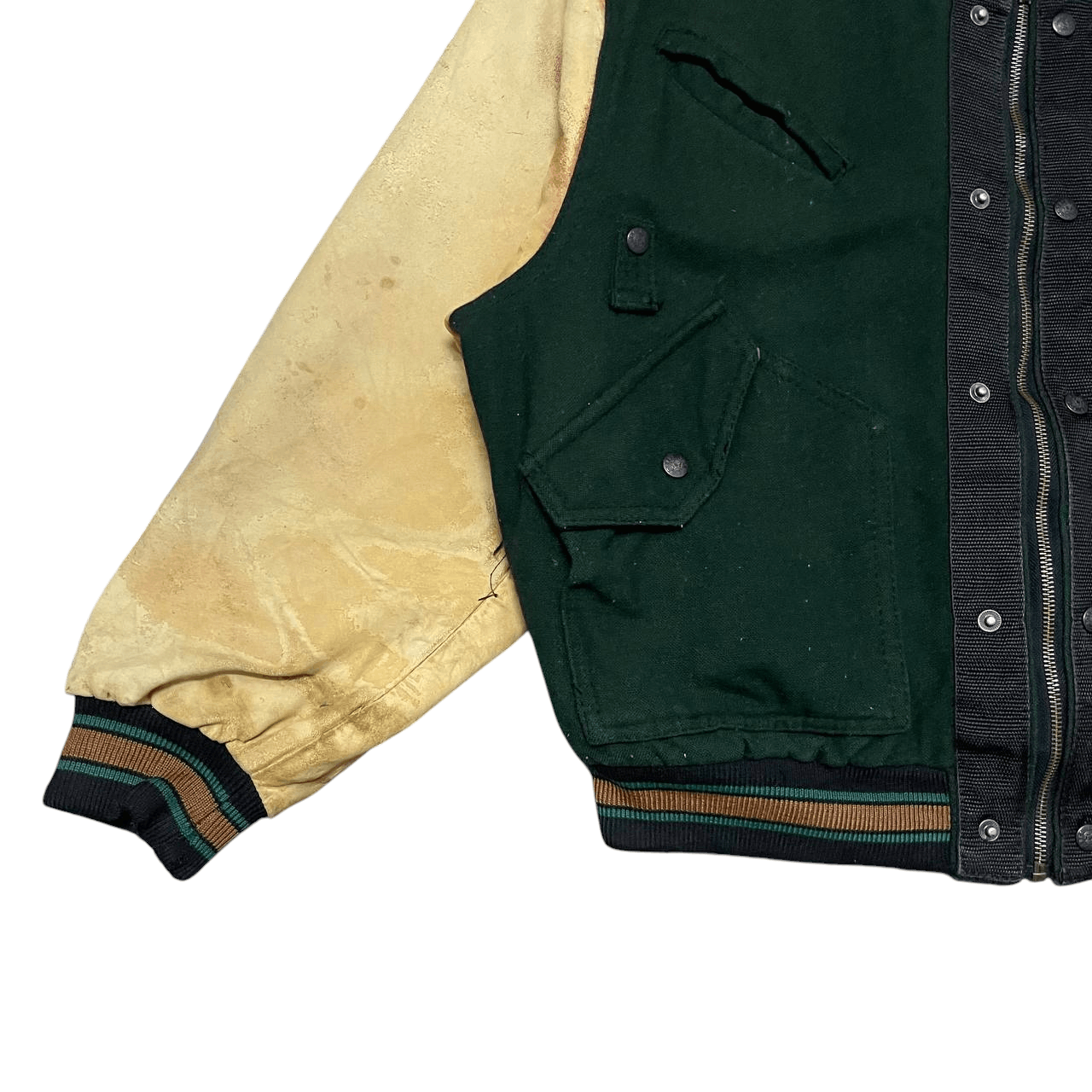 Rogue Vintage 90's Rogues for Men Wool Varsity Jacket Distress Size US M / EU 48-50 / 2 - 3 Thumbnail