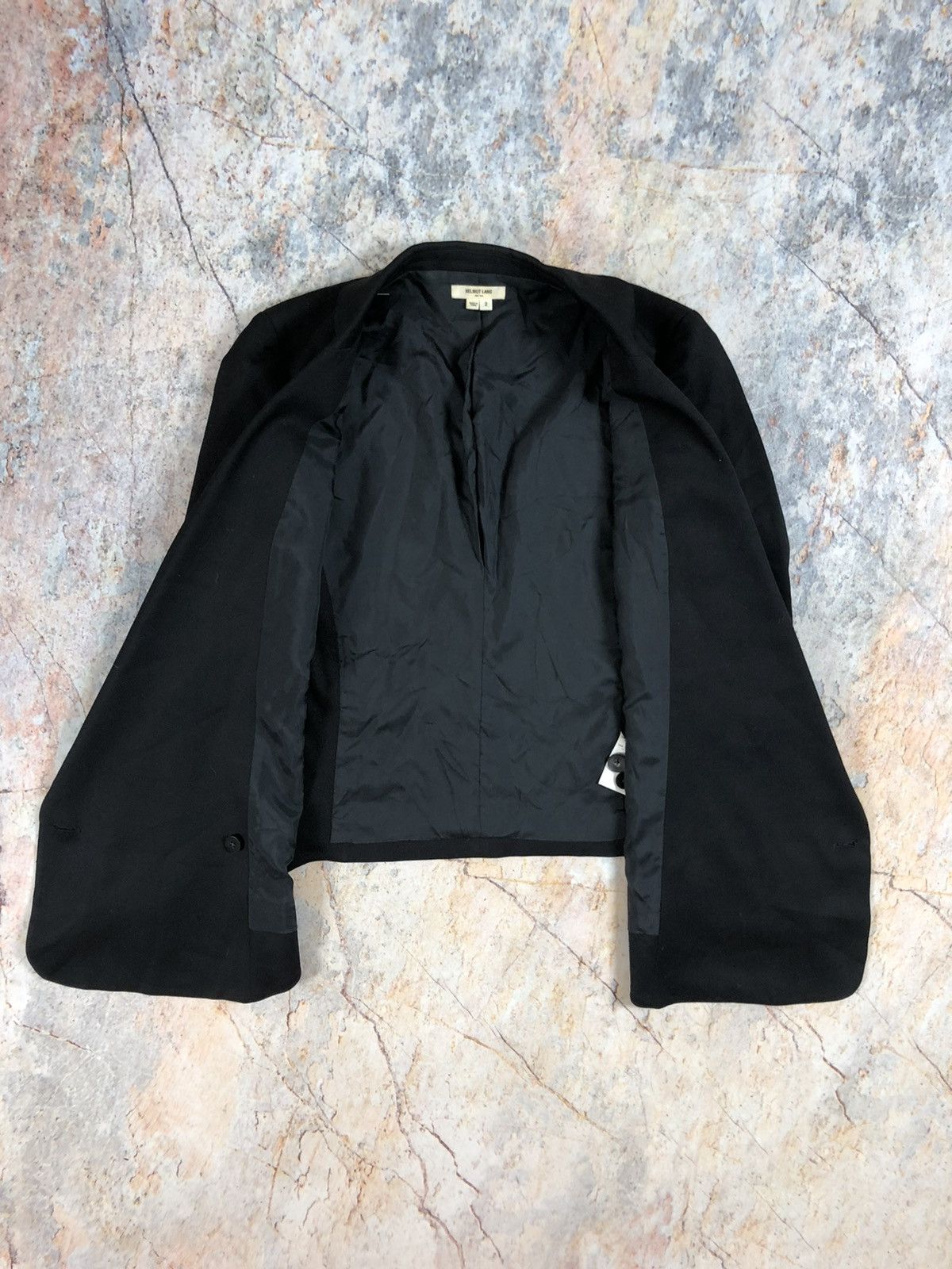 Helmut Lang Helmut Lang black blazer Size S / US 4 / IT 40 - 5 Thumbnail