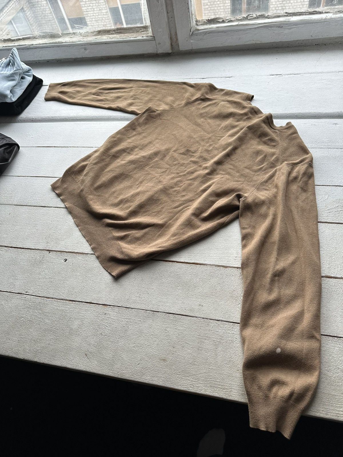 Ralph Lauren 🚨RALPH LAUREN POLO SWEATER BROWN LOGO CREAM LUXURY Size US M / EU 48-50 / 2 - 9 Thumbnail