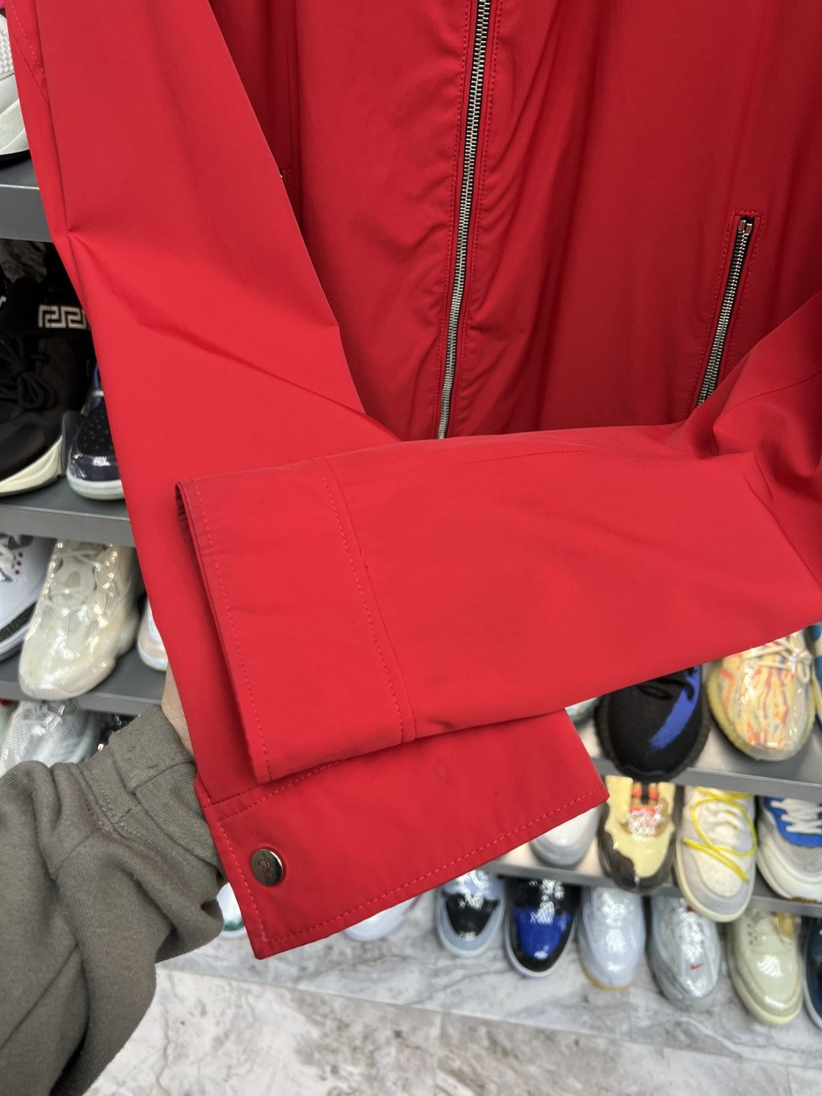 Carolina Herrera Carolina Herrera Red Zip Jacket Size US L / EU 52-54 / 3 - 5 Thumbnail