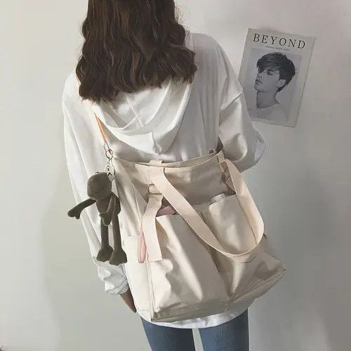 Japanese Brand Waterproof Bag Large Capacity Canvas Size ONE SIZE - 3 Thumbnail