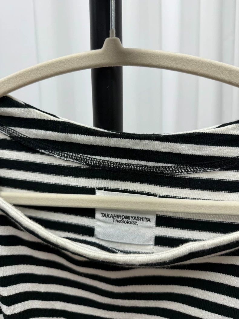 Takahiromiyashita The Soloist. The soloist Striped deconstructed vest 2504-Nextarrow Size US S / EU 44-46 / 1 - 4 Thumbnail