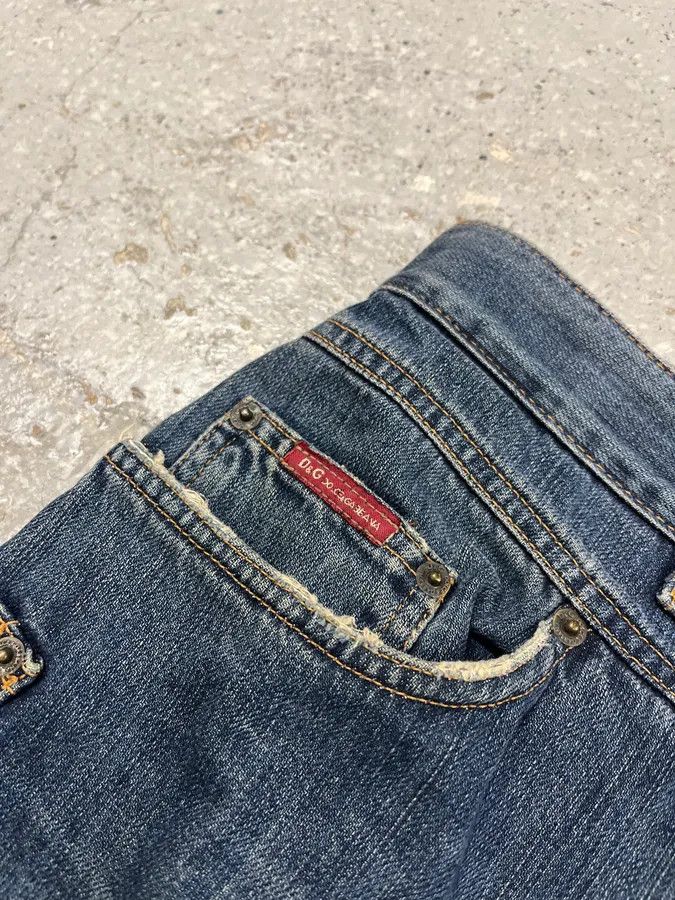 Dolce & Gabbana AW2003 Dolce & Gabbana Blue Denim Jeans Size US 32 / EU 48 - 7 Thumbnail