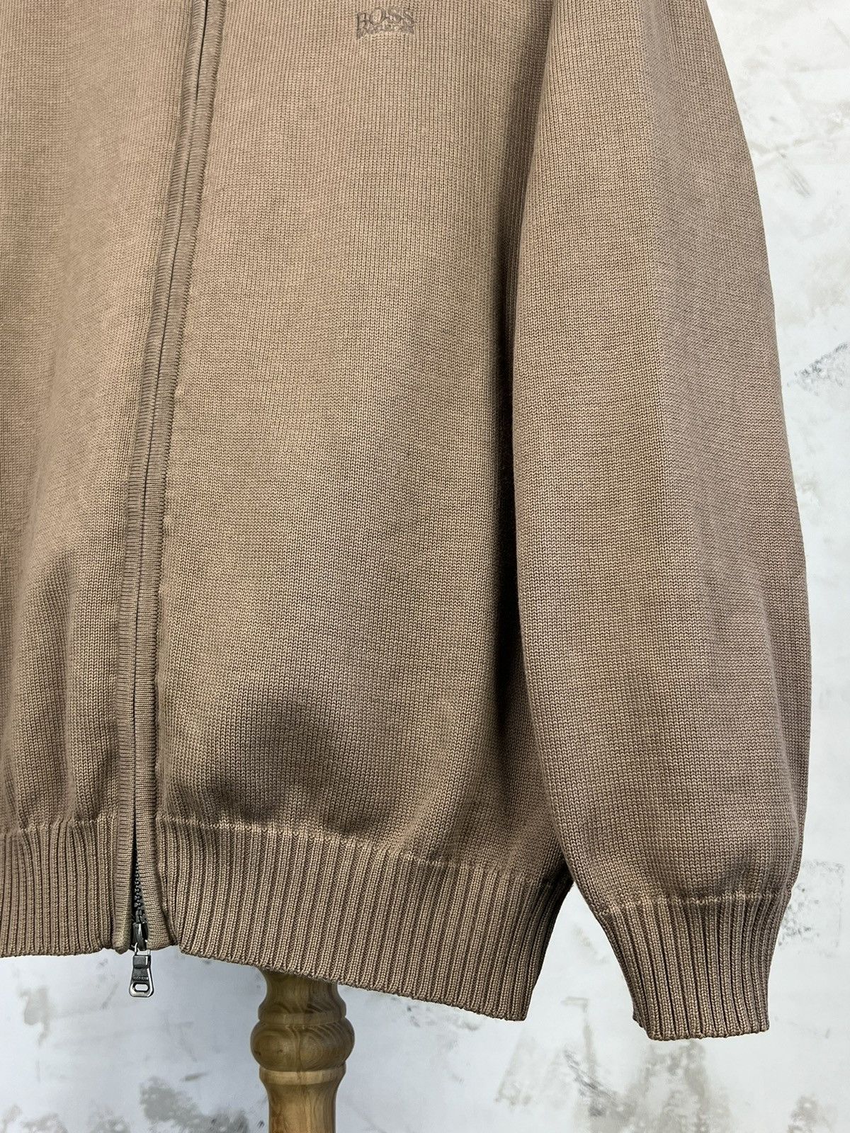 Hugo Boss Vintage Hugo Boss Zip-Up Knit Sweater Size M - L Size US M / EU 48-50 / 2 - 4 Thumbnail