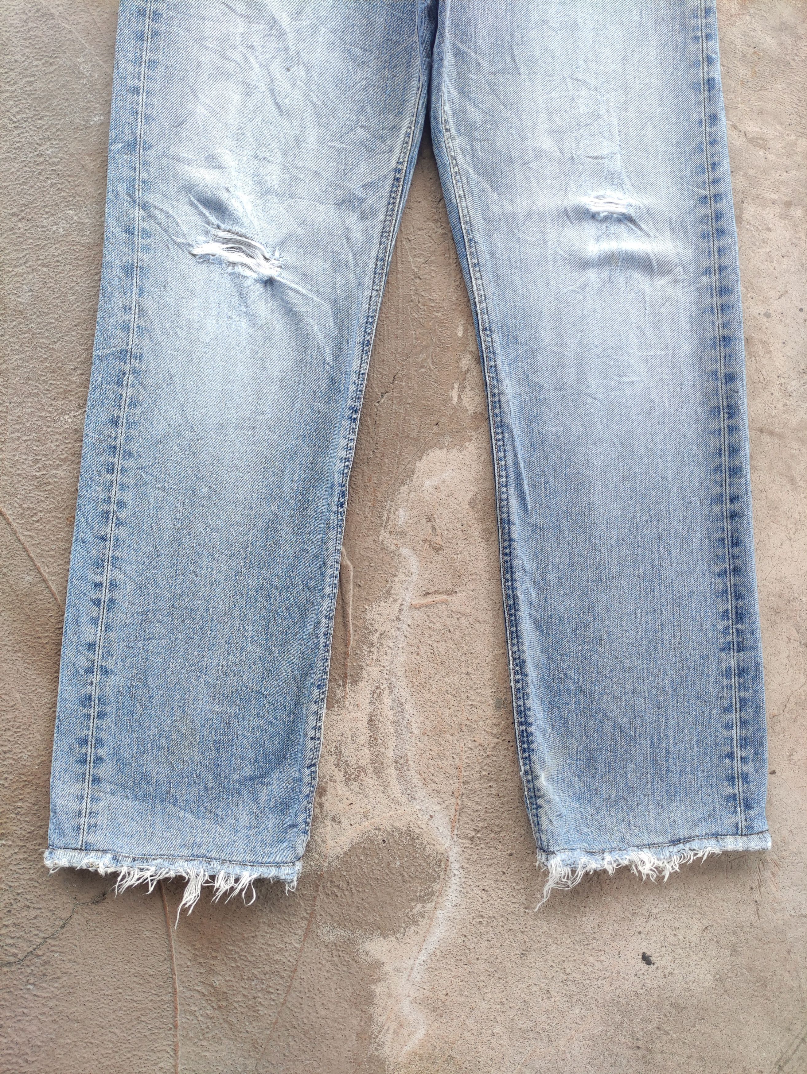Vintage Lee Japan Distressed Faded Denim Jean