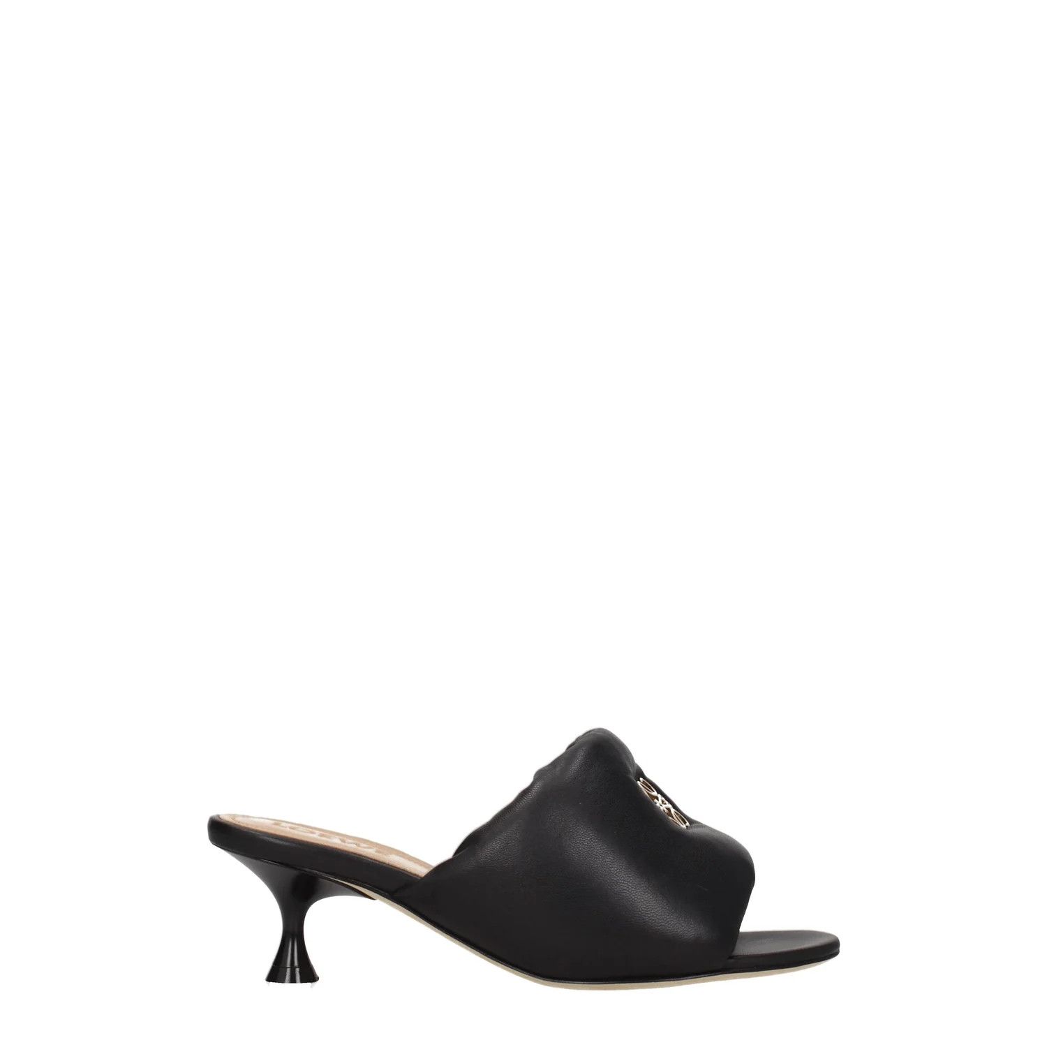 Loewe ob1o1e1124 Leather Sandals in Black Size US 6 / IT 36 - 1 Thumbnail