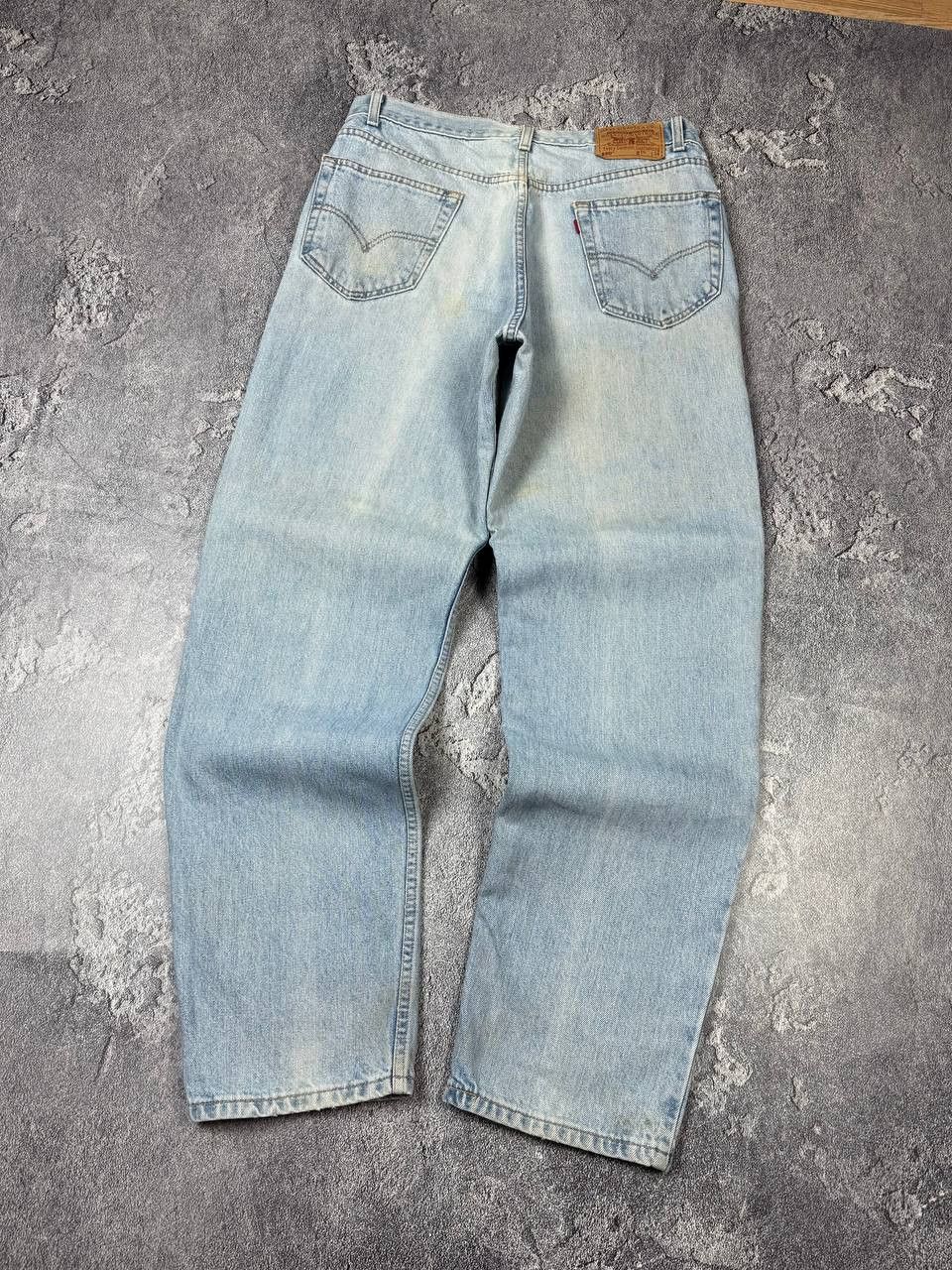 Levi's Vintage 90s Levi's 550 Stone Washed Relaxed Fit Jeans Y2K Size US 36 / EU 52 - 2 Thumbnail