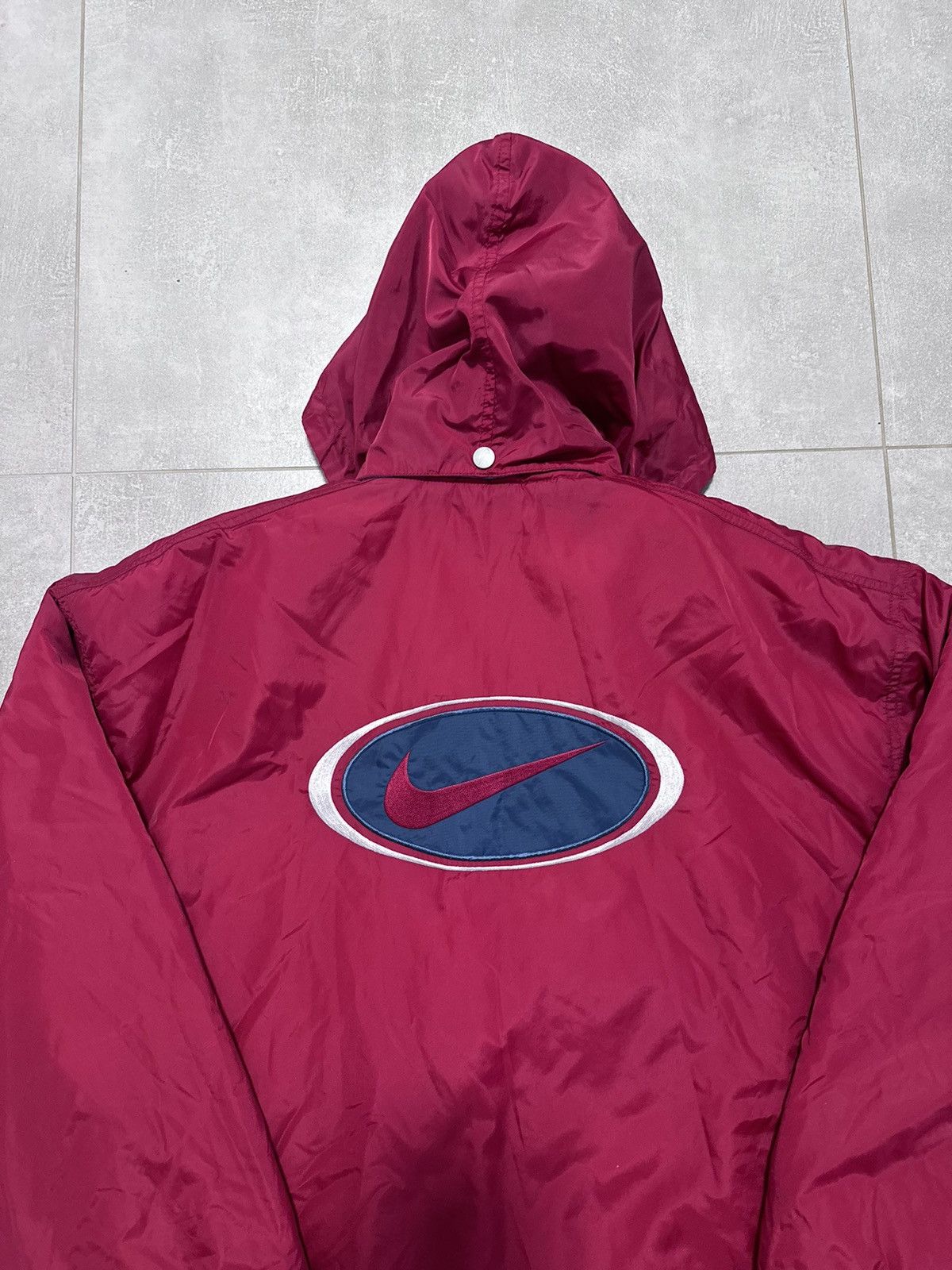 Nike × Vintage Nike Vintage Swoosh Jacket Big Logo Mens Size M Size US M / EU 48-50 / 2 - 9 Thumbnail