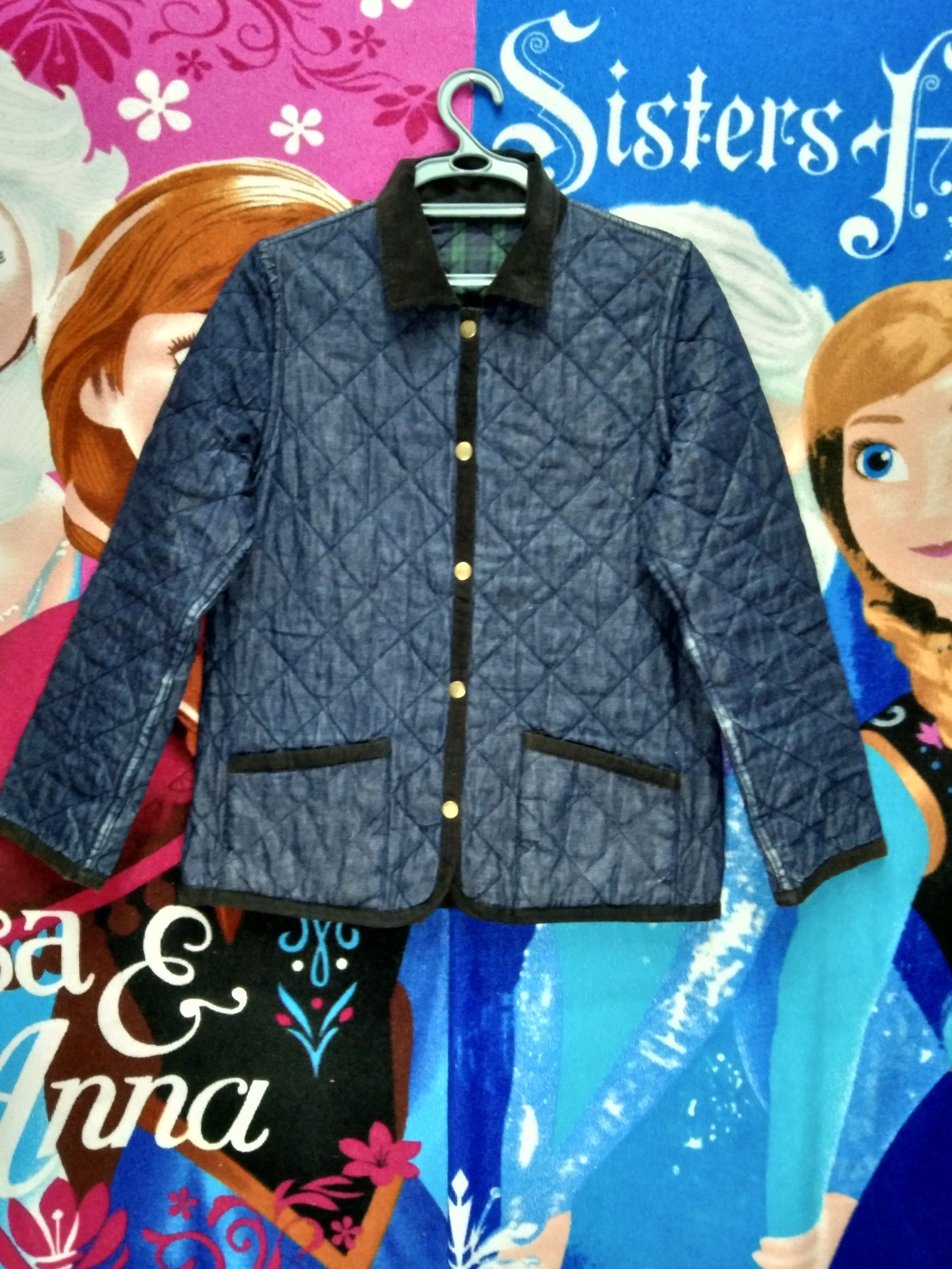 REVERSIBLE DENIM QUILTED JACKET