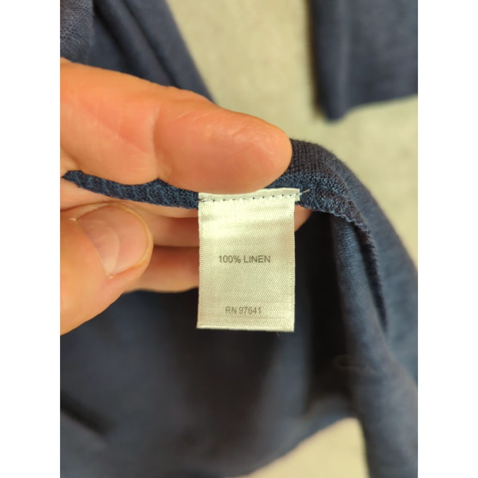 J. Jill J. Jill Cardigan Shirt Women L Blue Linen Open Neck Lightweight Bohemian Beachy Coastal L Womens Size L / US 10 / IT 46 - 4 Thumbnail