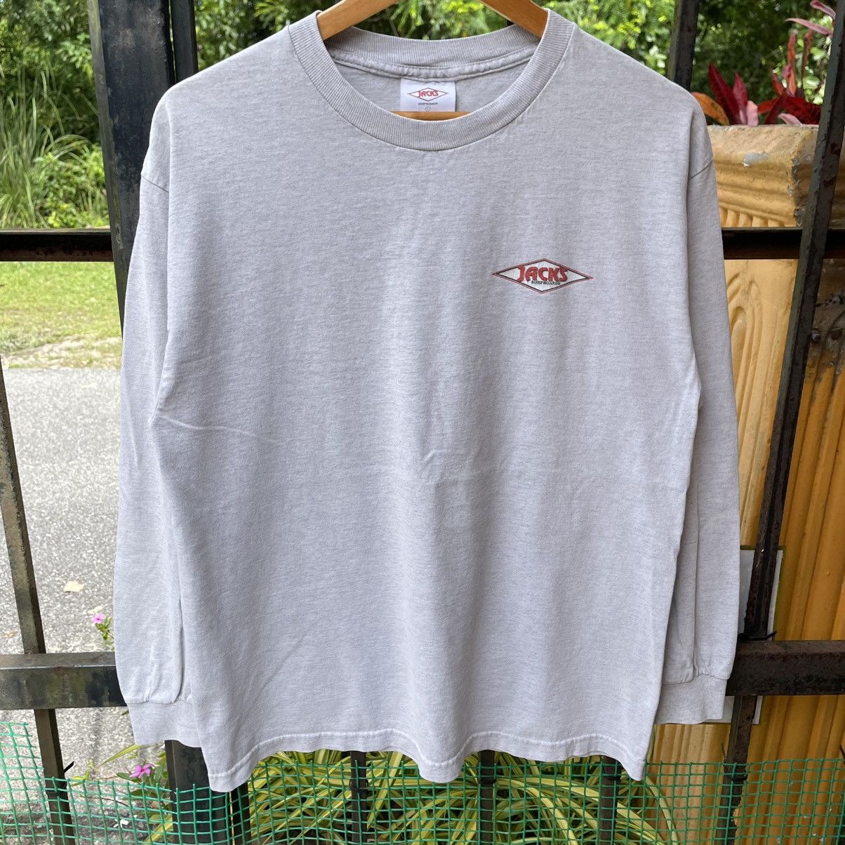 Vintage 🔥Vintage 90s Jack Surfboard Big Logo Long Sleeves Tee Size US L / EU 52-54 / 3 - 5 Thumbnail