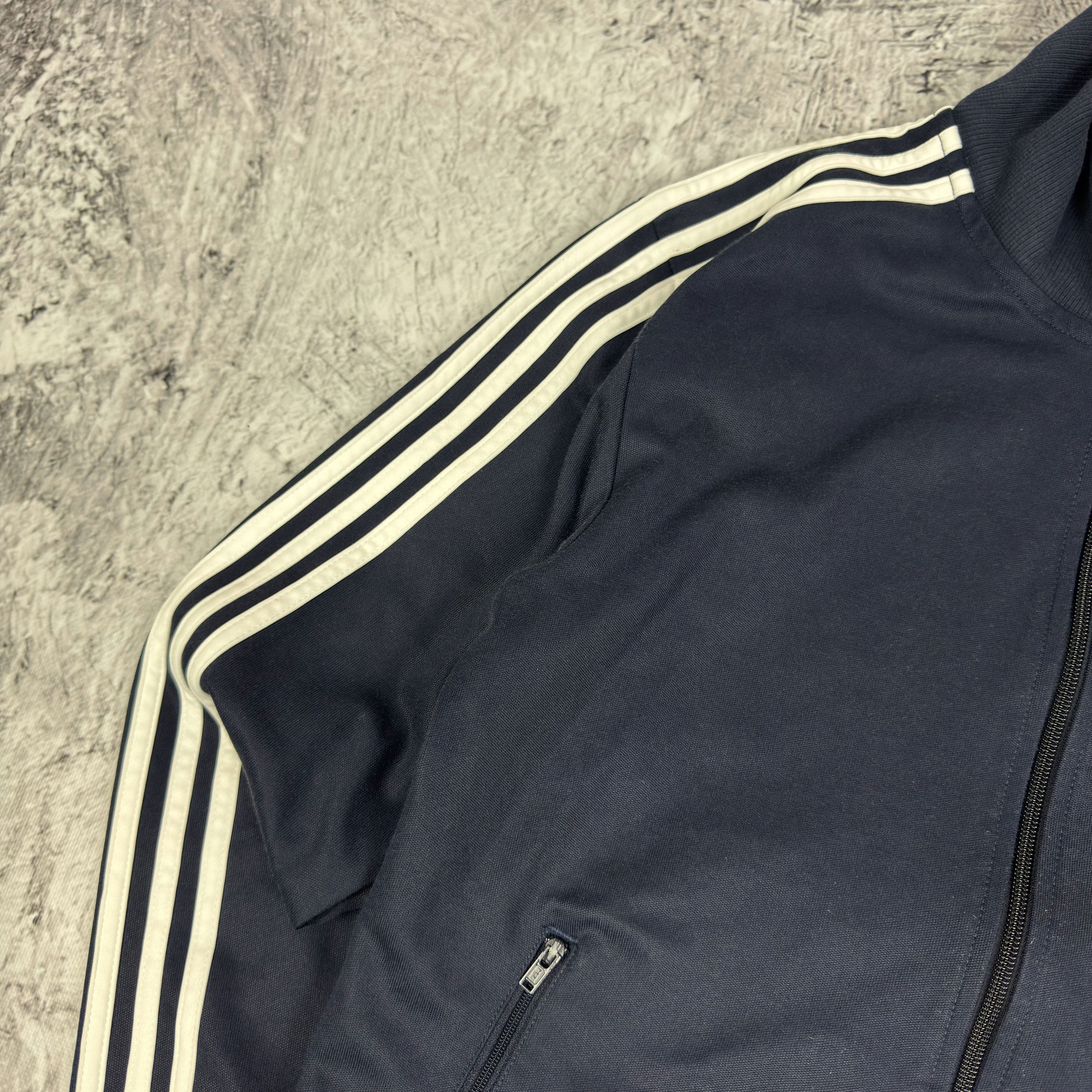 Adidas Adidas Beckenbauer Men's navy Full Zip Track Jacket Small Size US S / EU 44-46 / 1 - 4 Thumbnail