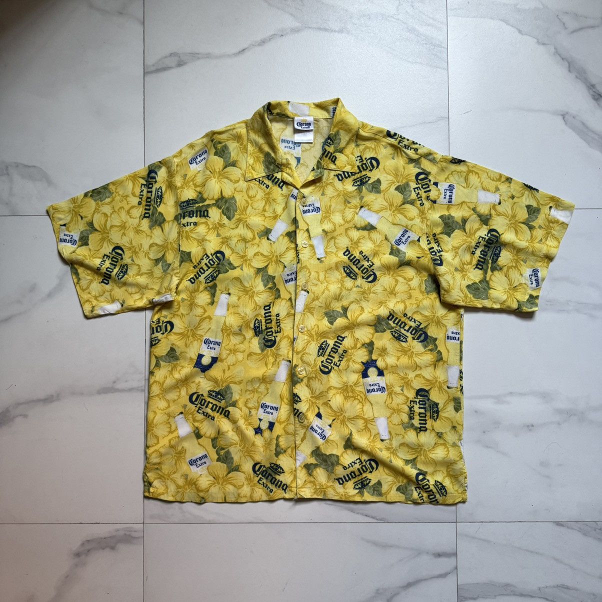Vintage Vintage Y2K Corona Extra Shirt Size US XL / EU 56 / 4 - 2 Thumbnail