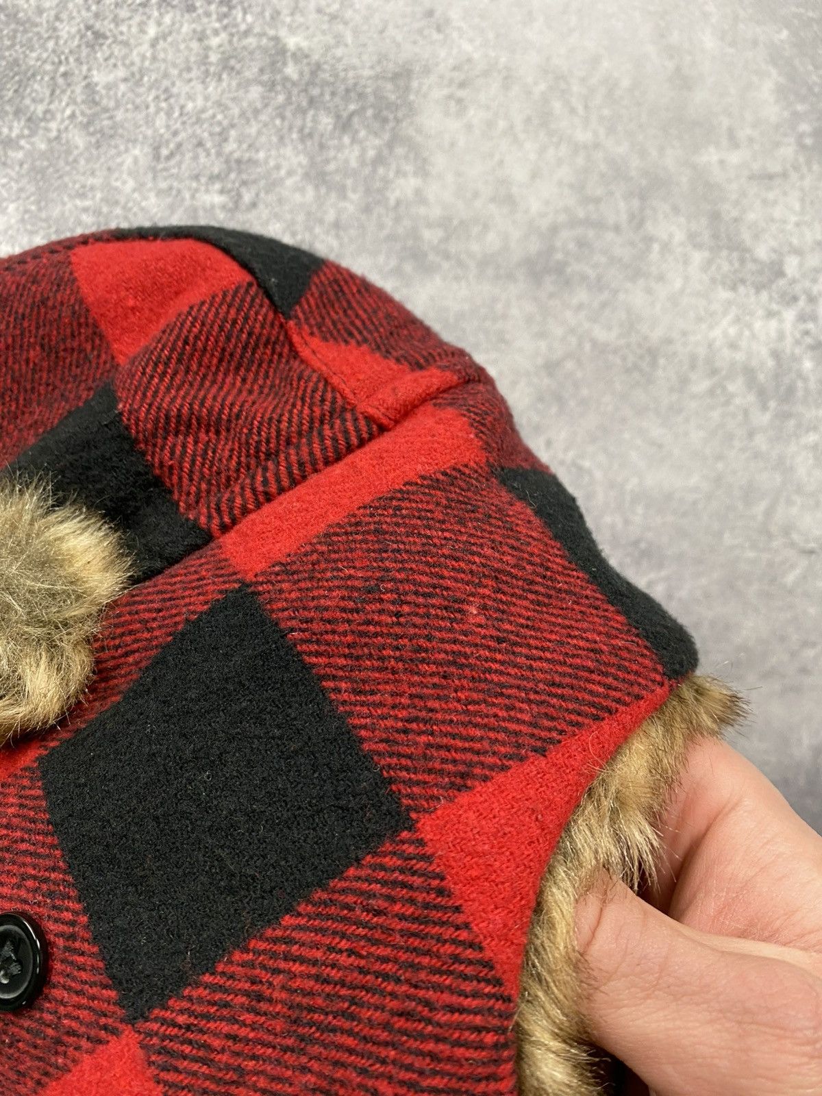 Japanese Brand Vintage crazy Y2K fuzzy fur ushanka hat punk Japanese Size ONE SIZE - 8 Thumbnail