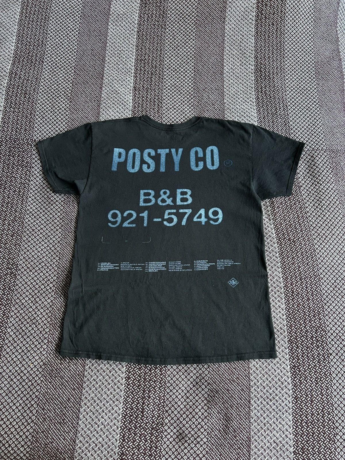 POST&CO Vintage Post Malone Merch Tour T-shirt Streetwear Size Large Size US L / EU 52-54 / 3 - 1 Thumbnail