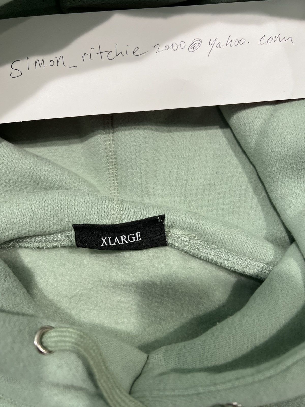 Ronin Division Ronin Division tonal embroidered hoodie, XL mint green Size US XL / EU 56 / 4 - 3 Thumbnail