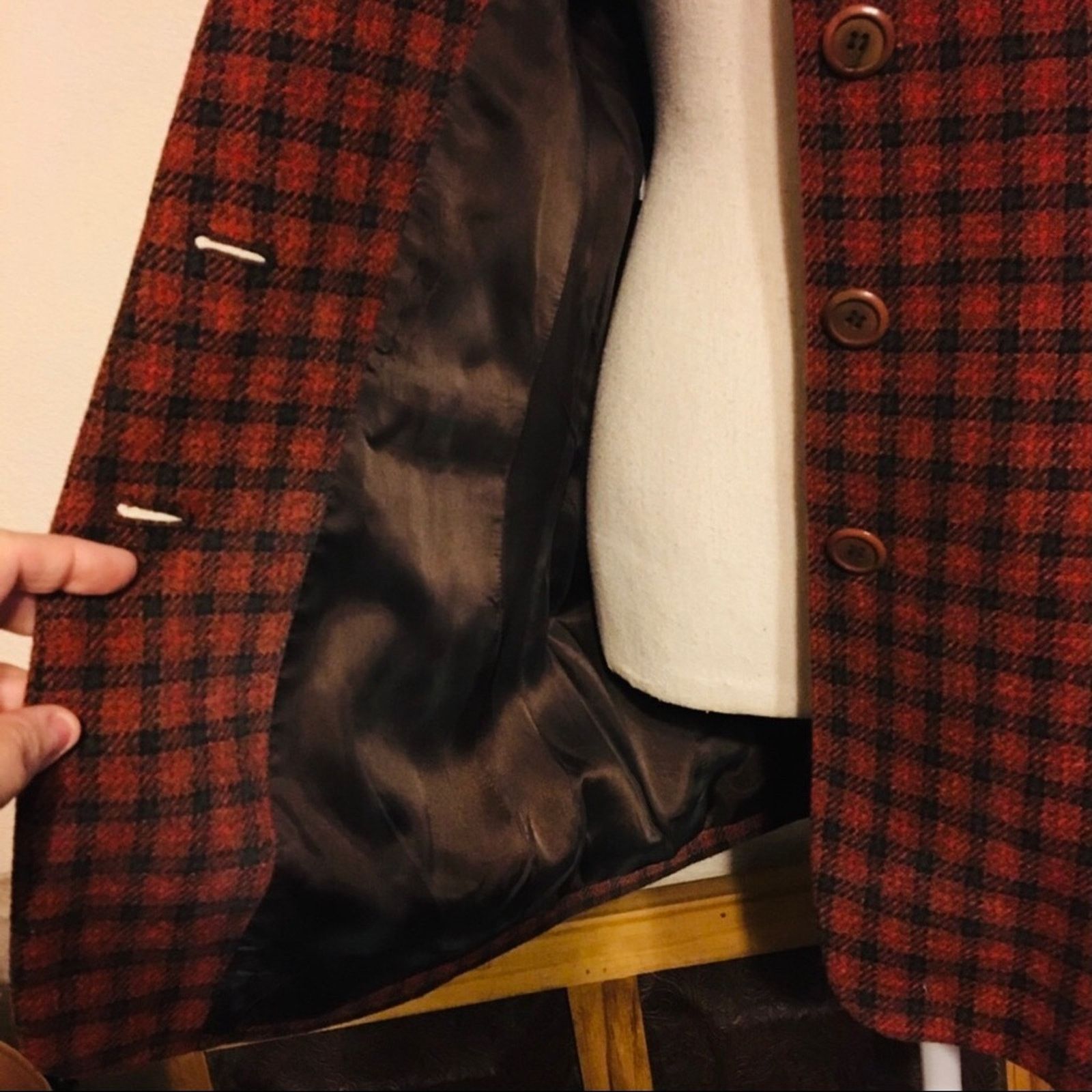 Jones New York Jones New York 100% lambs wool plaid jacket 10 Size L / US 10 / IT 46 - 6 Thumbnail