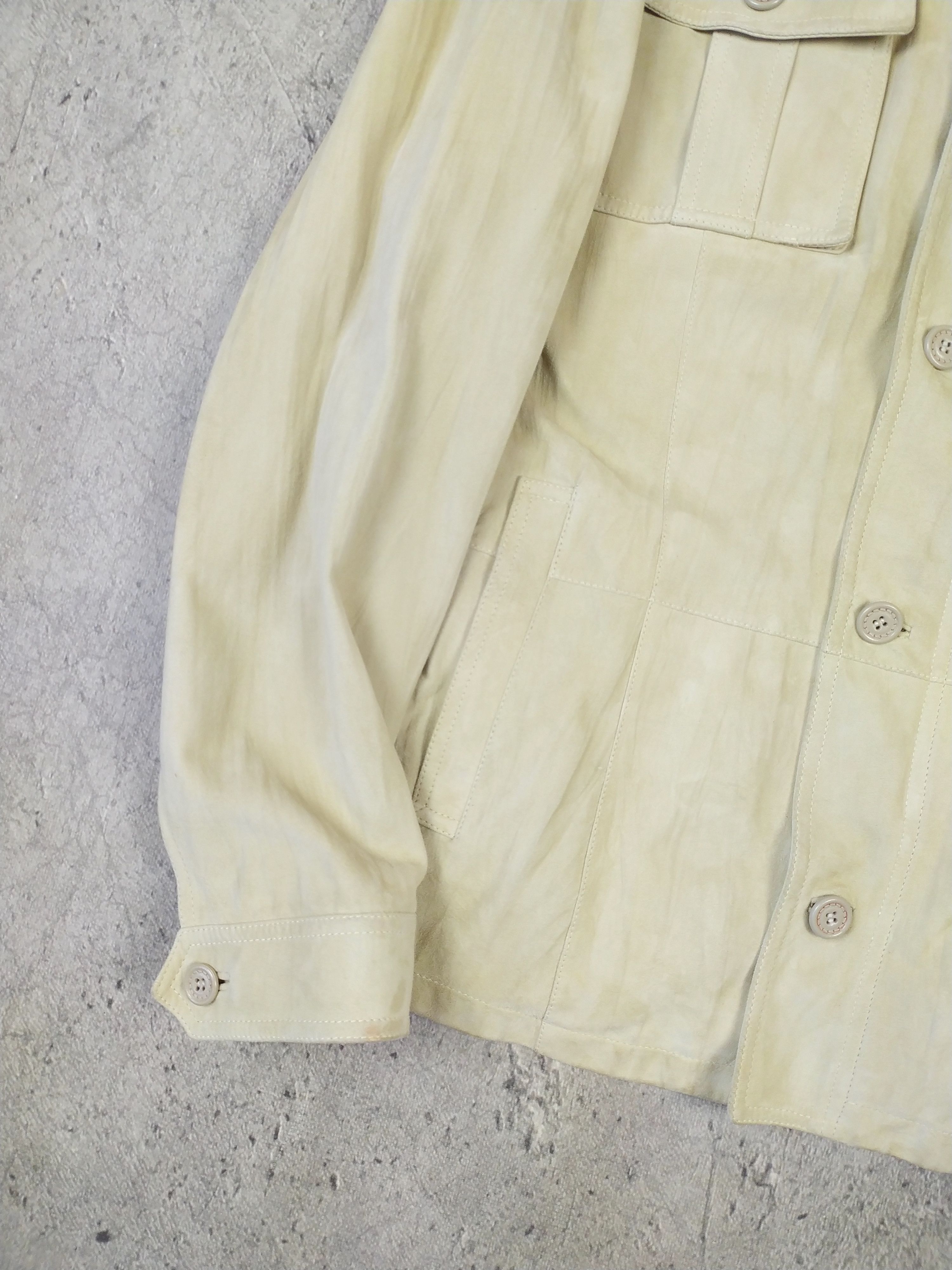 Ermenegildo Zegna Ermenegildo Zegna - suede leather jacket Size US L / EU 52-54 / 3 - 3 Thumbnail